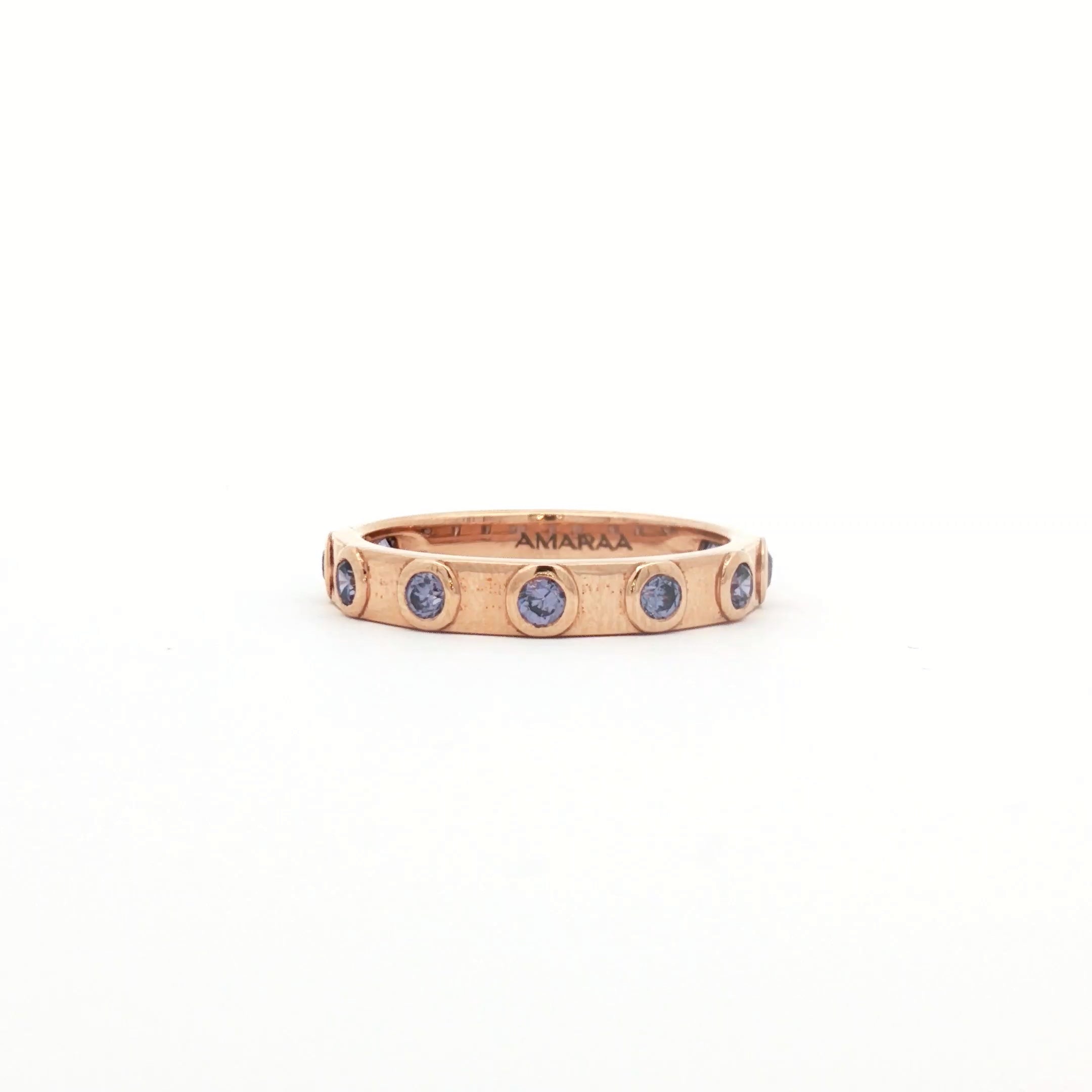 Band with Blue Stones