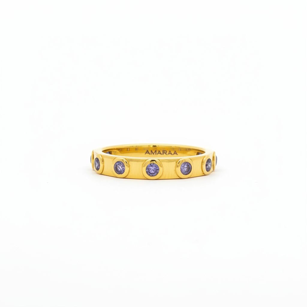 Band with Blue Stones