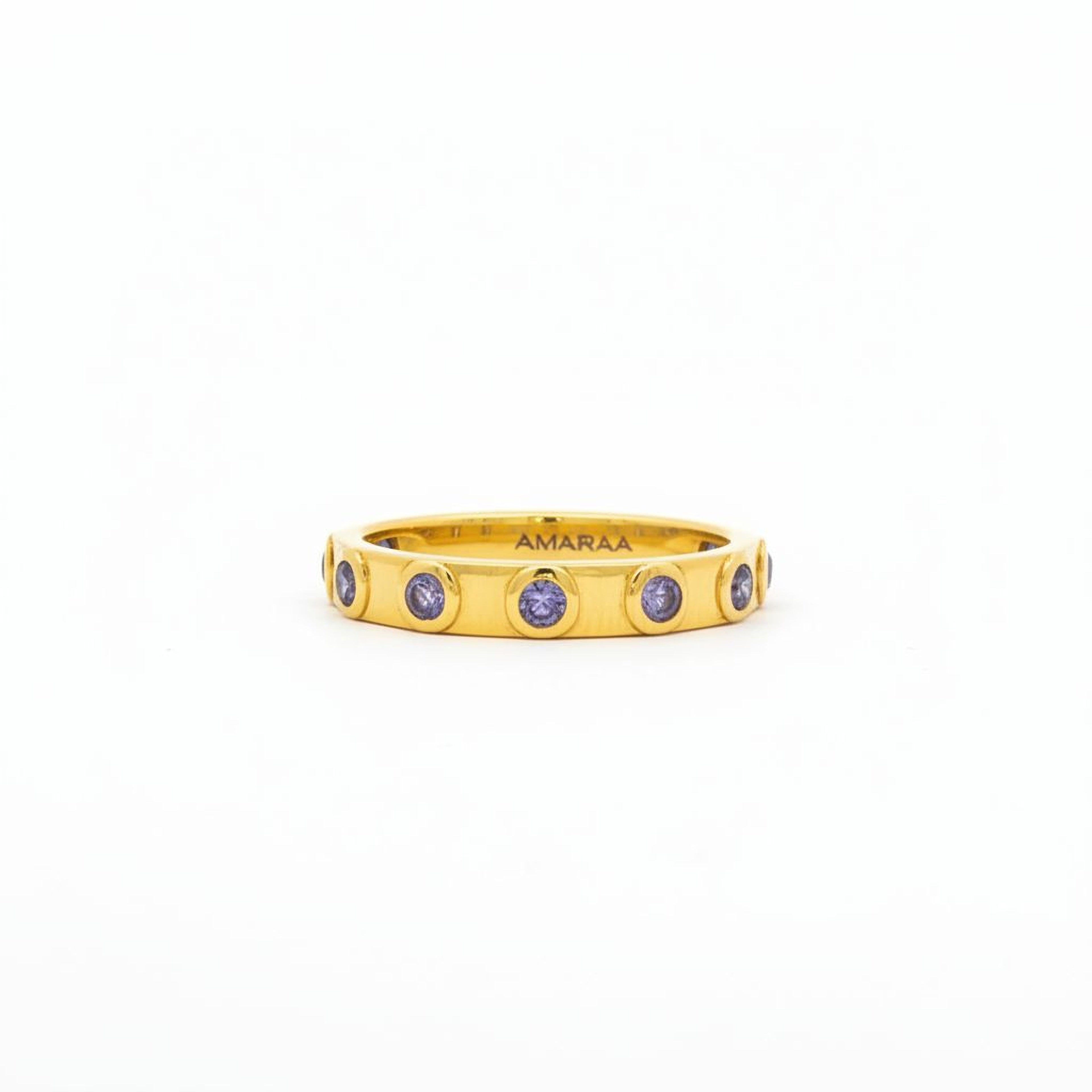 Band with Blue Stones