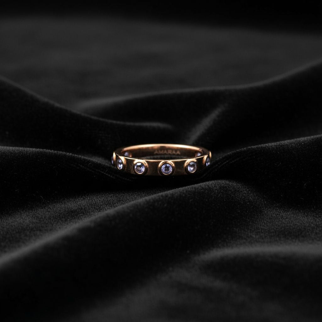 Band with Blue Stones