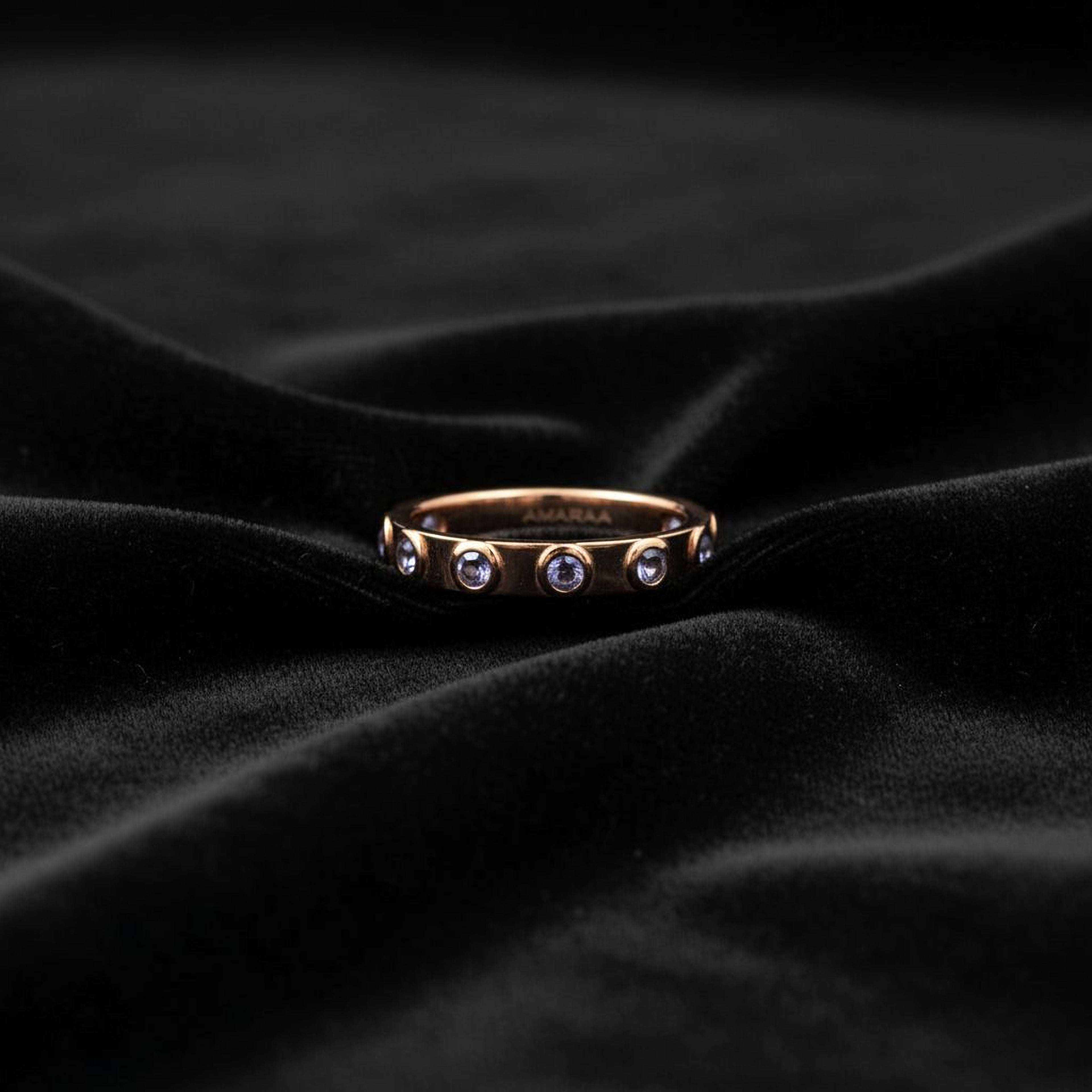 Band with Blue Stones