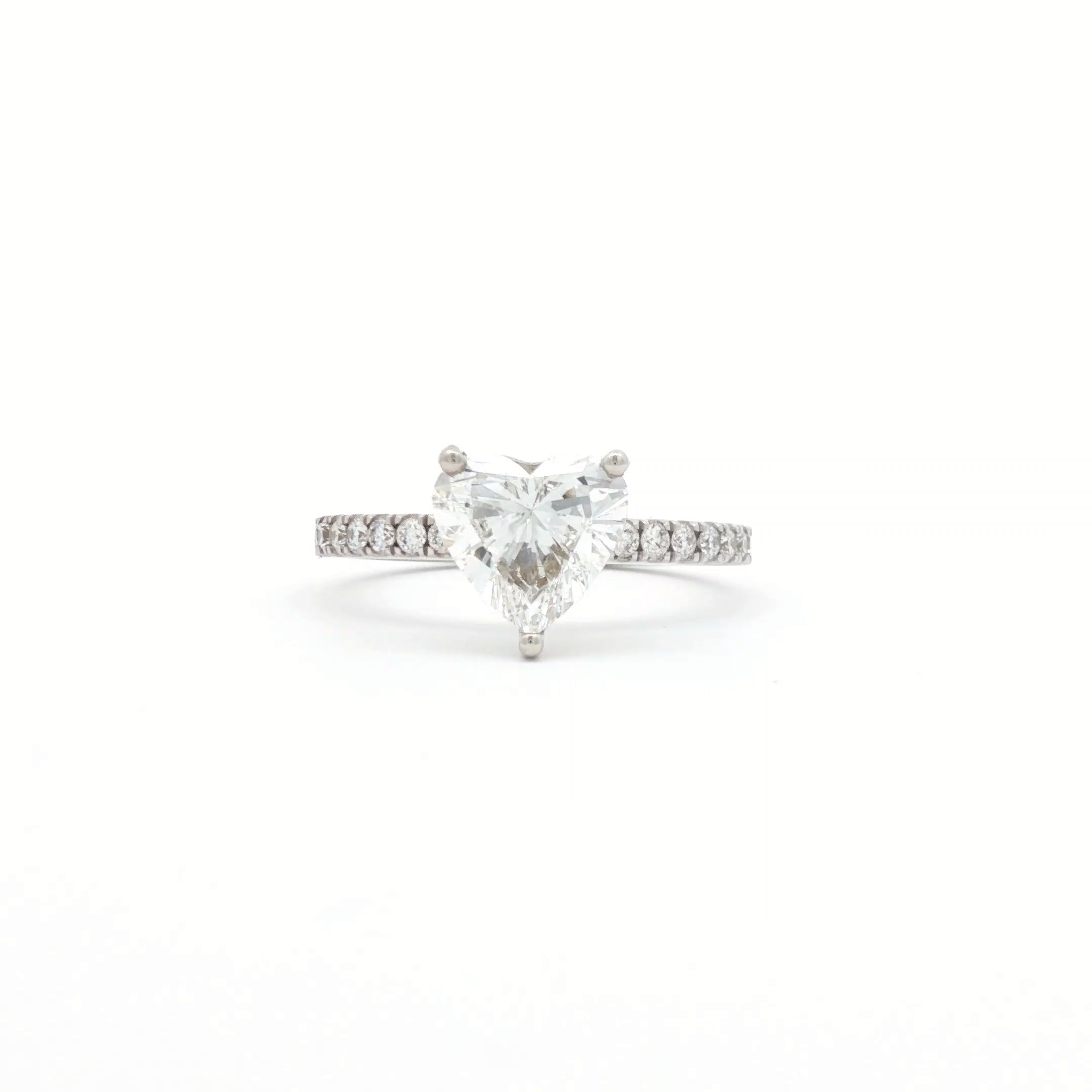 1.5ct Heart Engagement Ring
