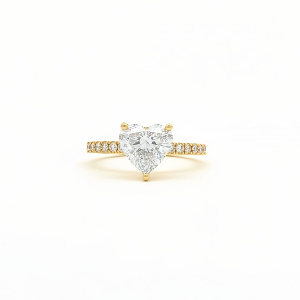 1.5ct Heart Engagement Ring