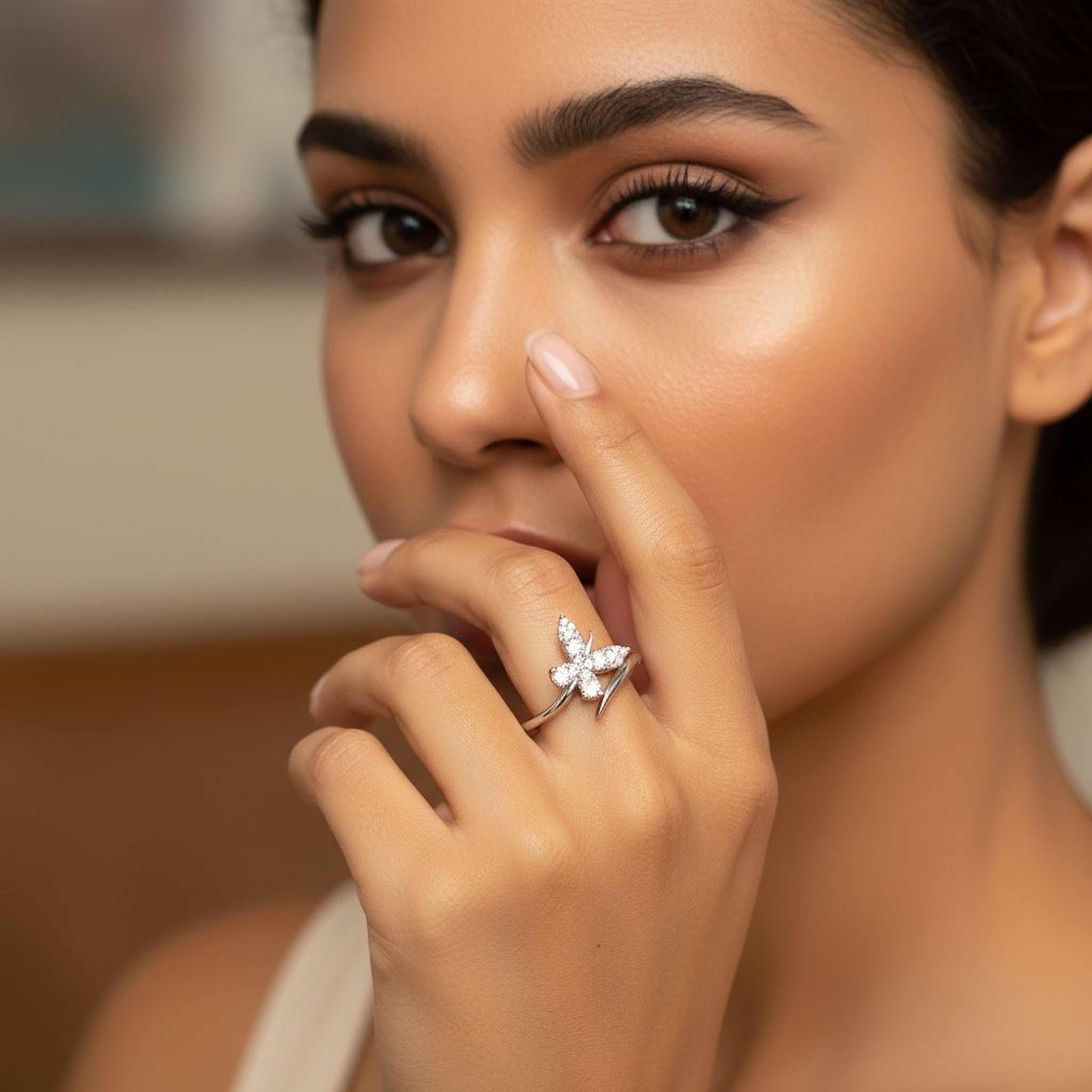Tiny Butterfly Ring