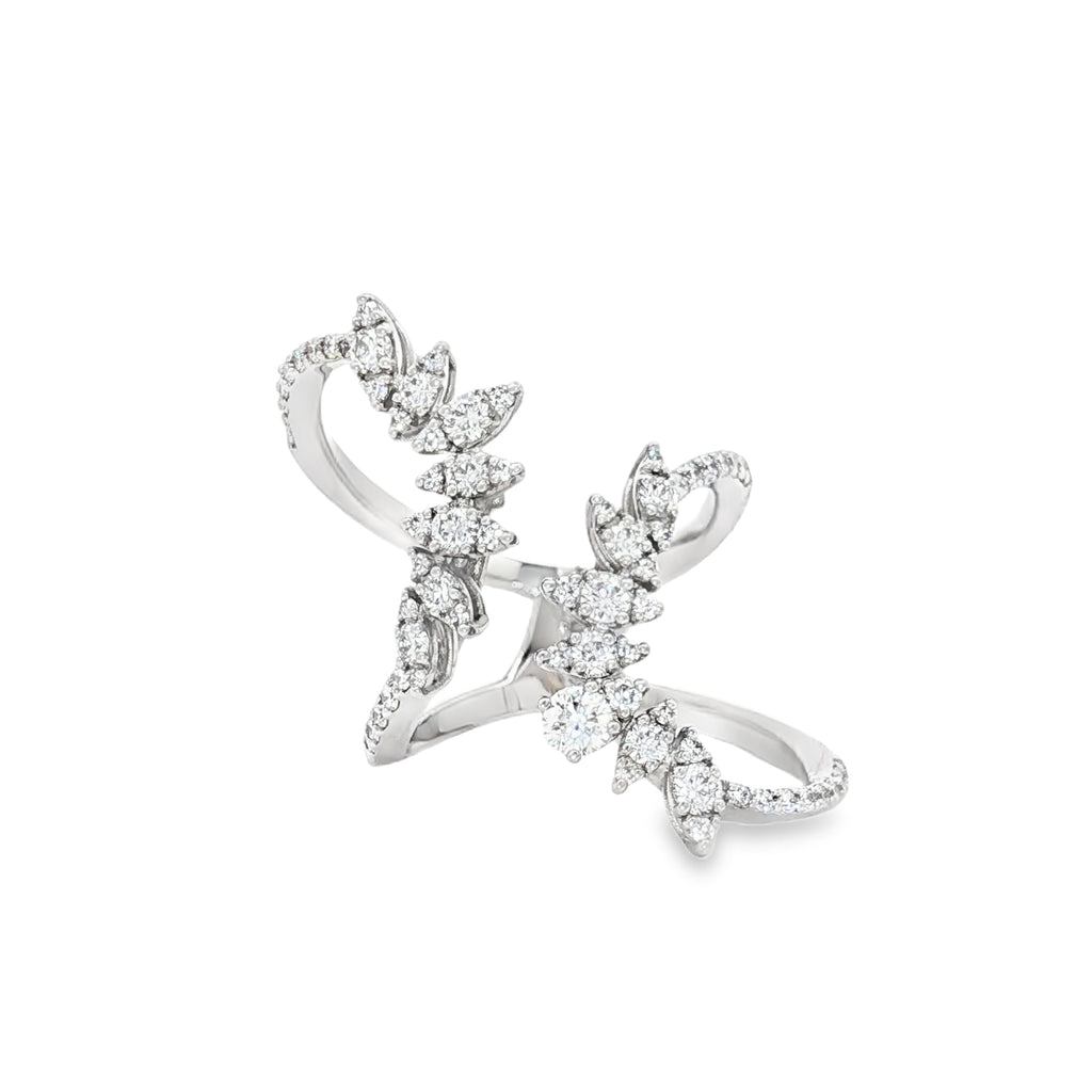 Two Side Pear x Marquise Ring