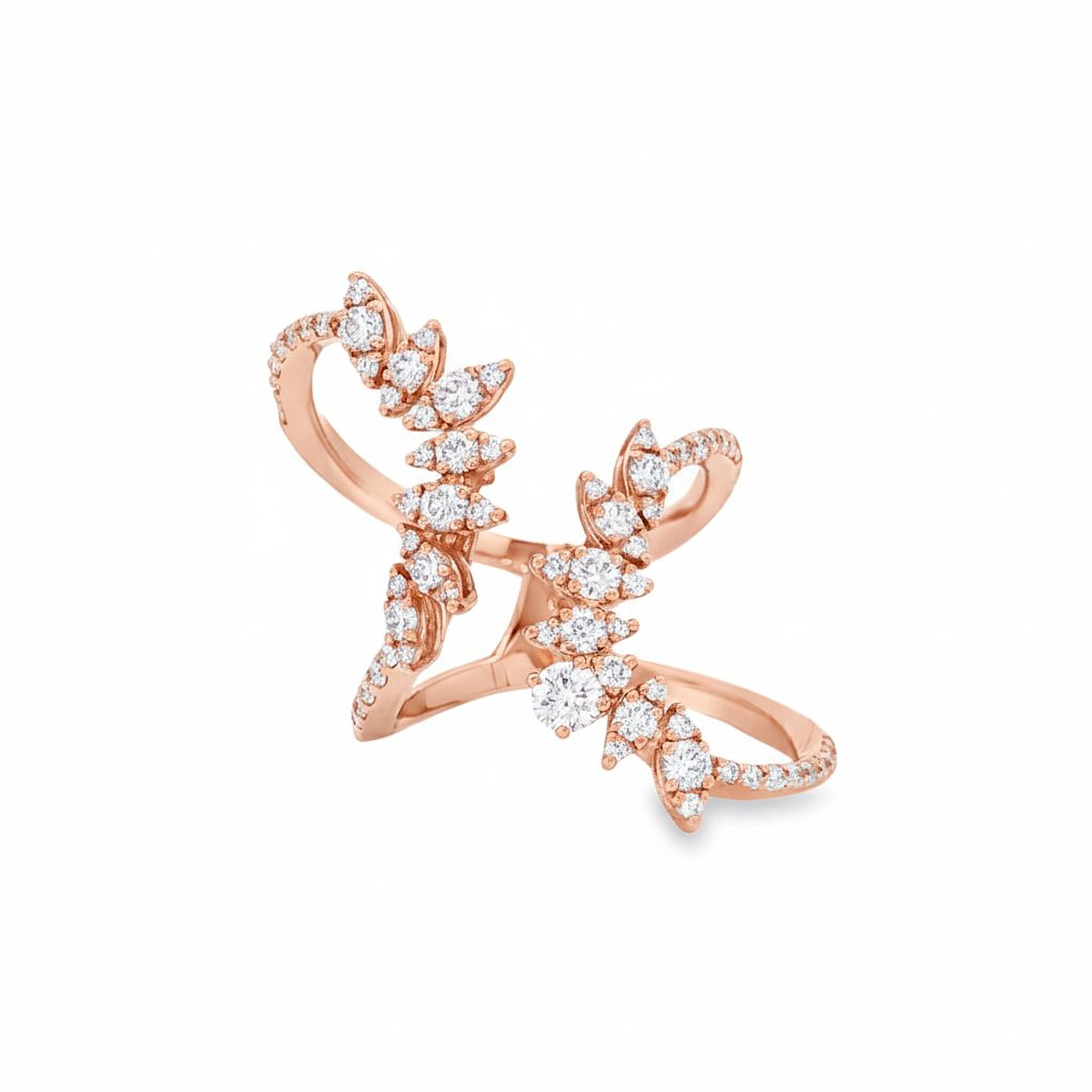 Two Side Pear x Marquise Ring