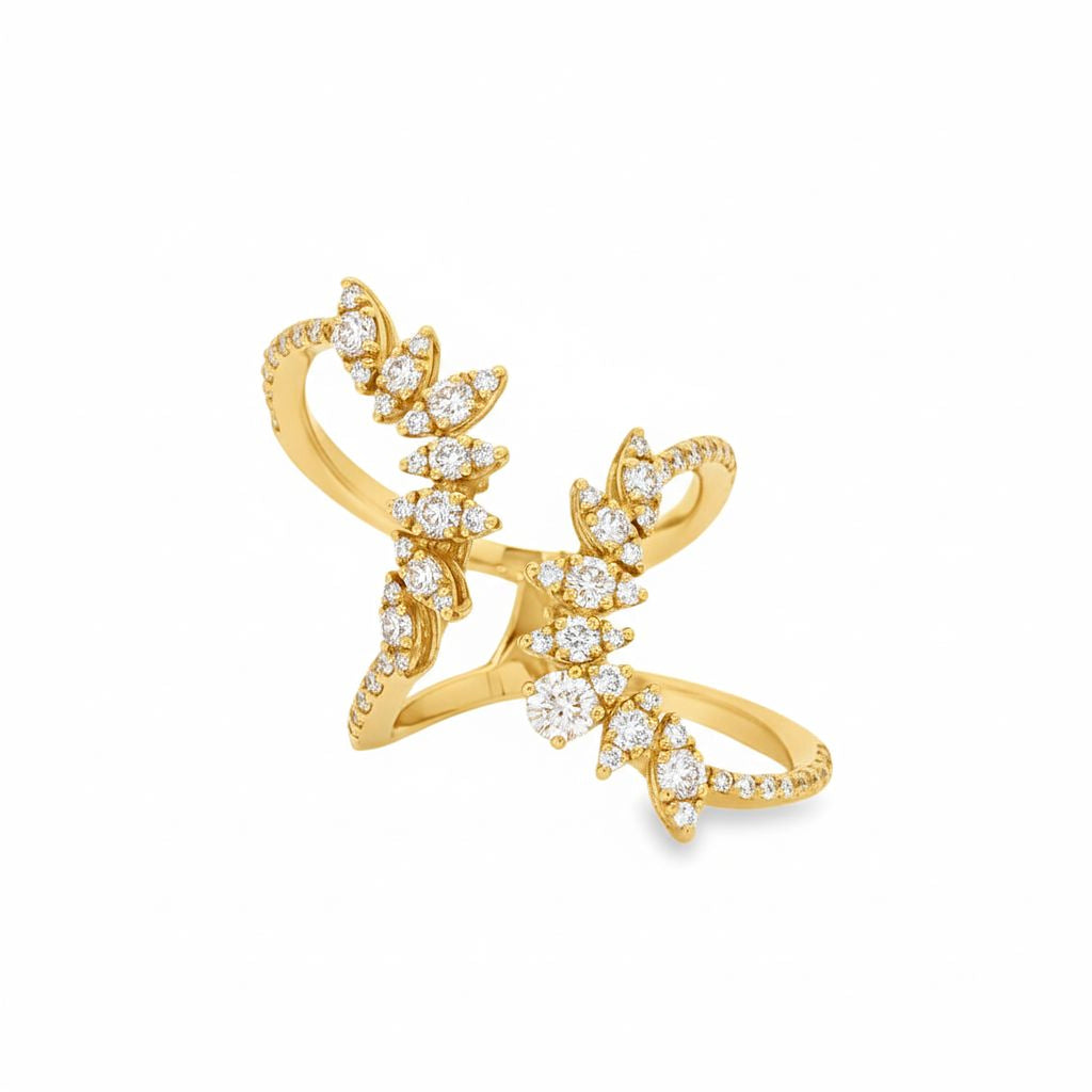 Two Side Pear x Marquise Ring