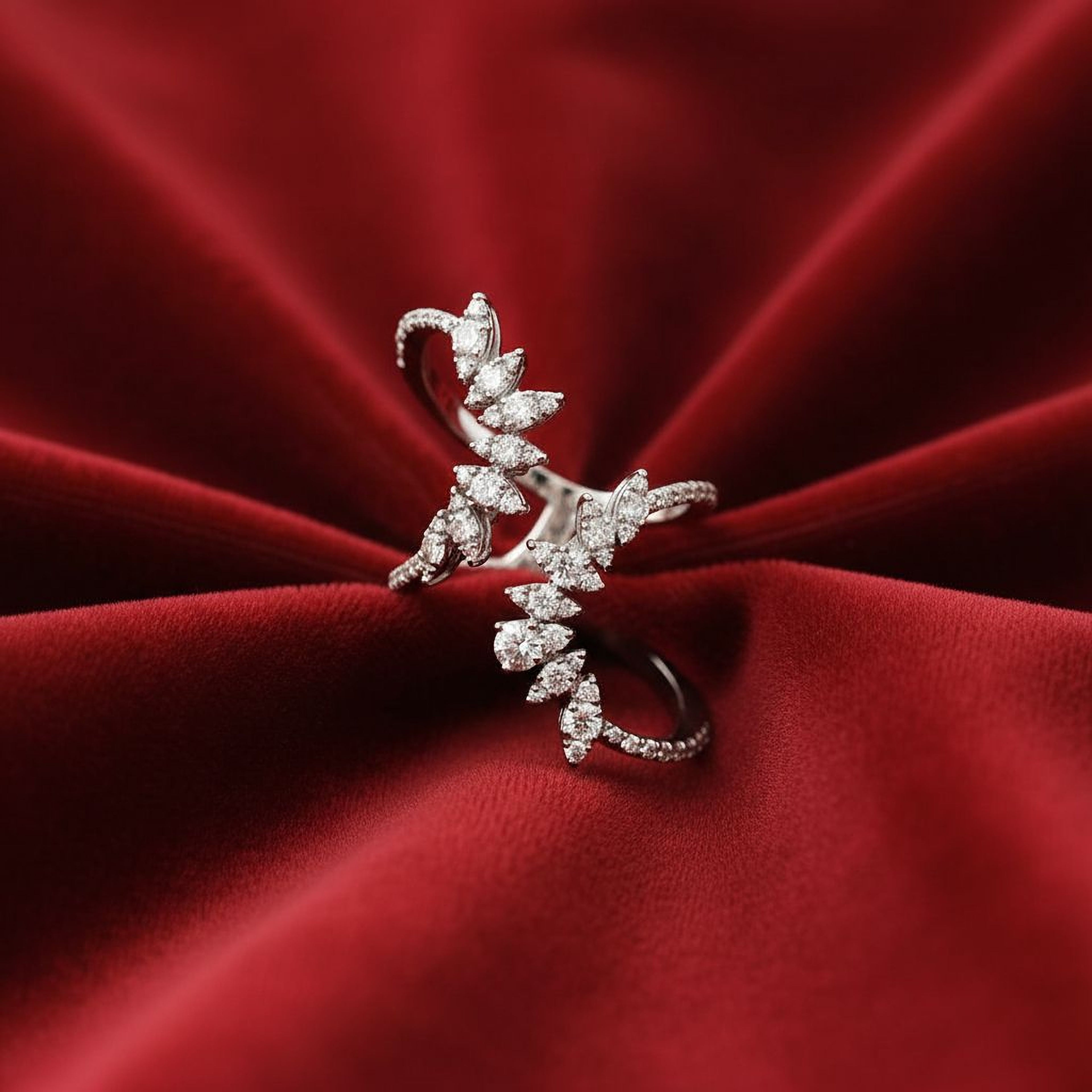 Two Side Pear x Marquise Ring
