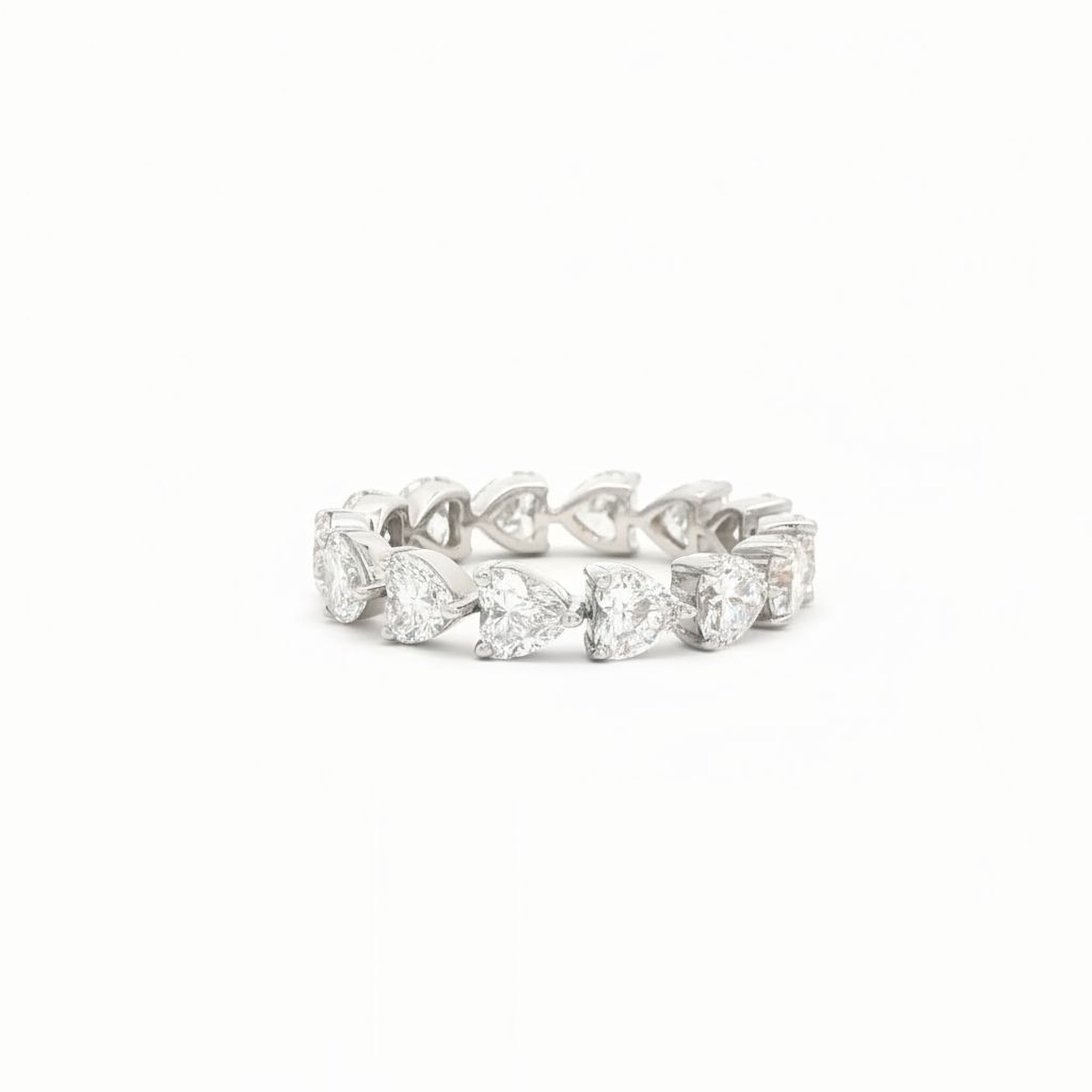 20pts Heart Sideways Wedding Band