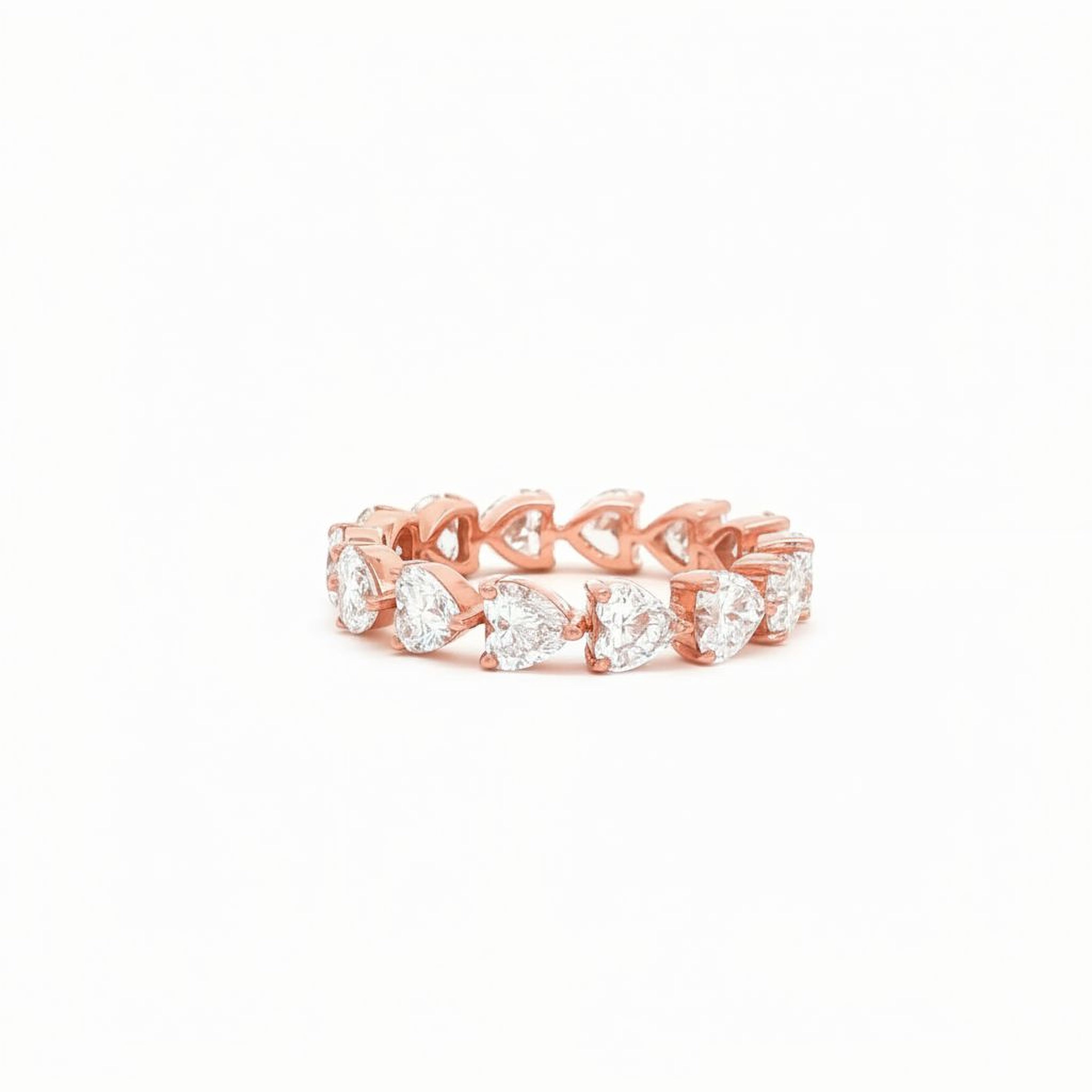 20pts Heart Sideways Wedding Band