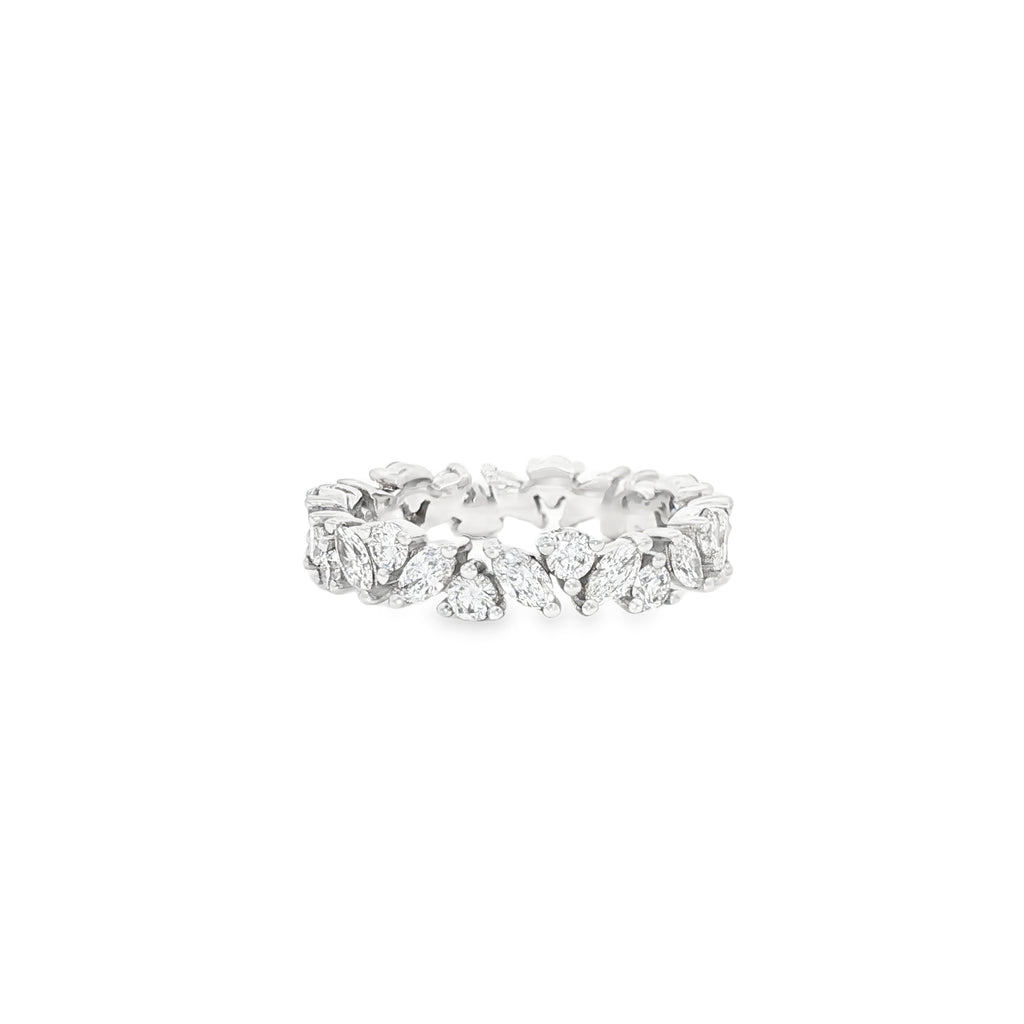 Marquise x Round Eternity Band