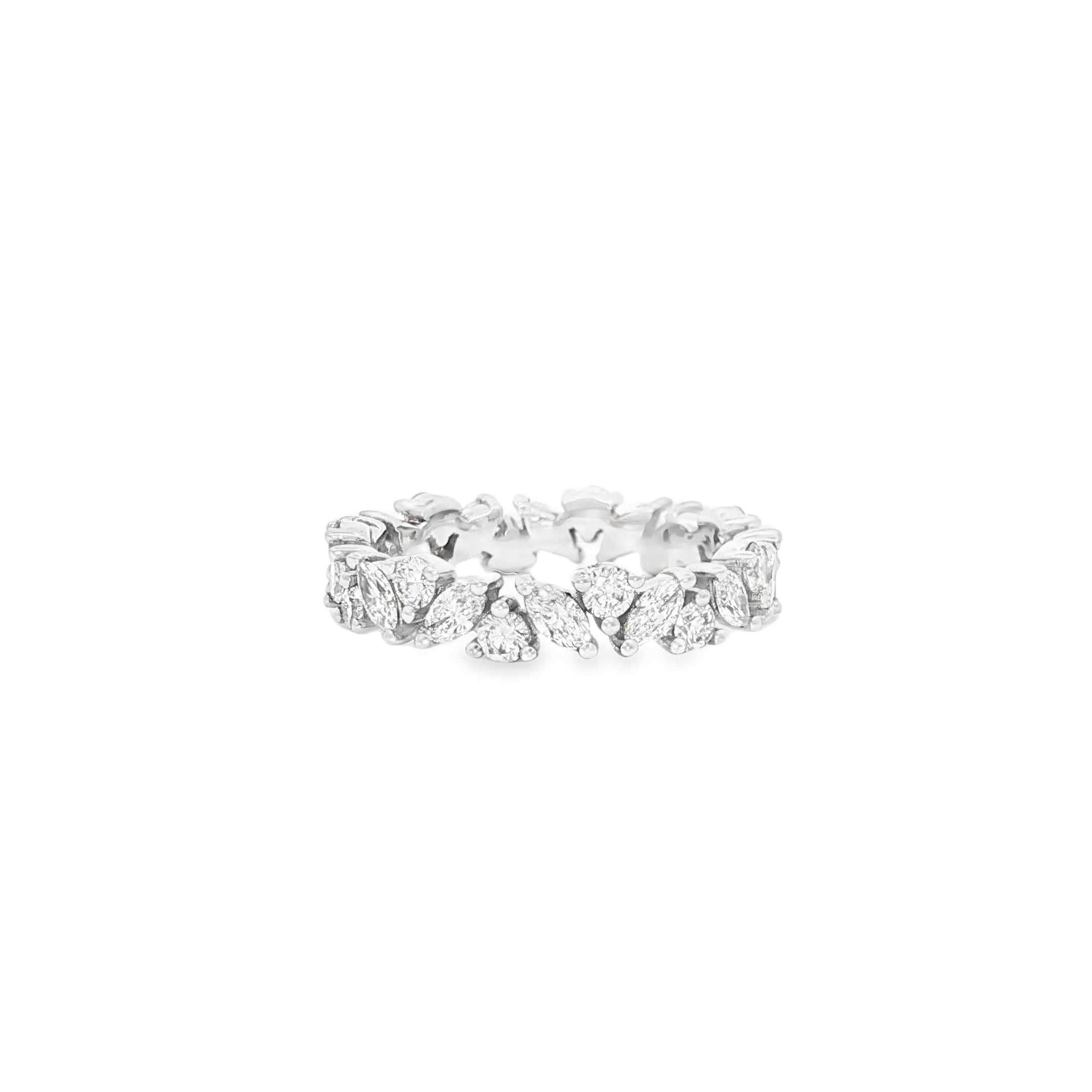 Marquise x Round Eternity Band