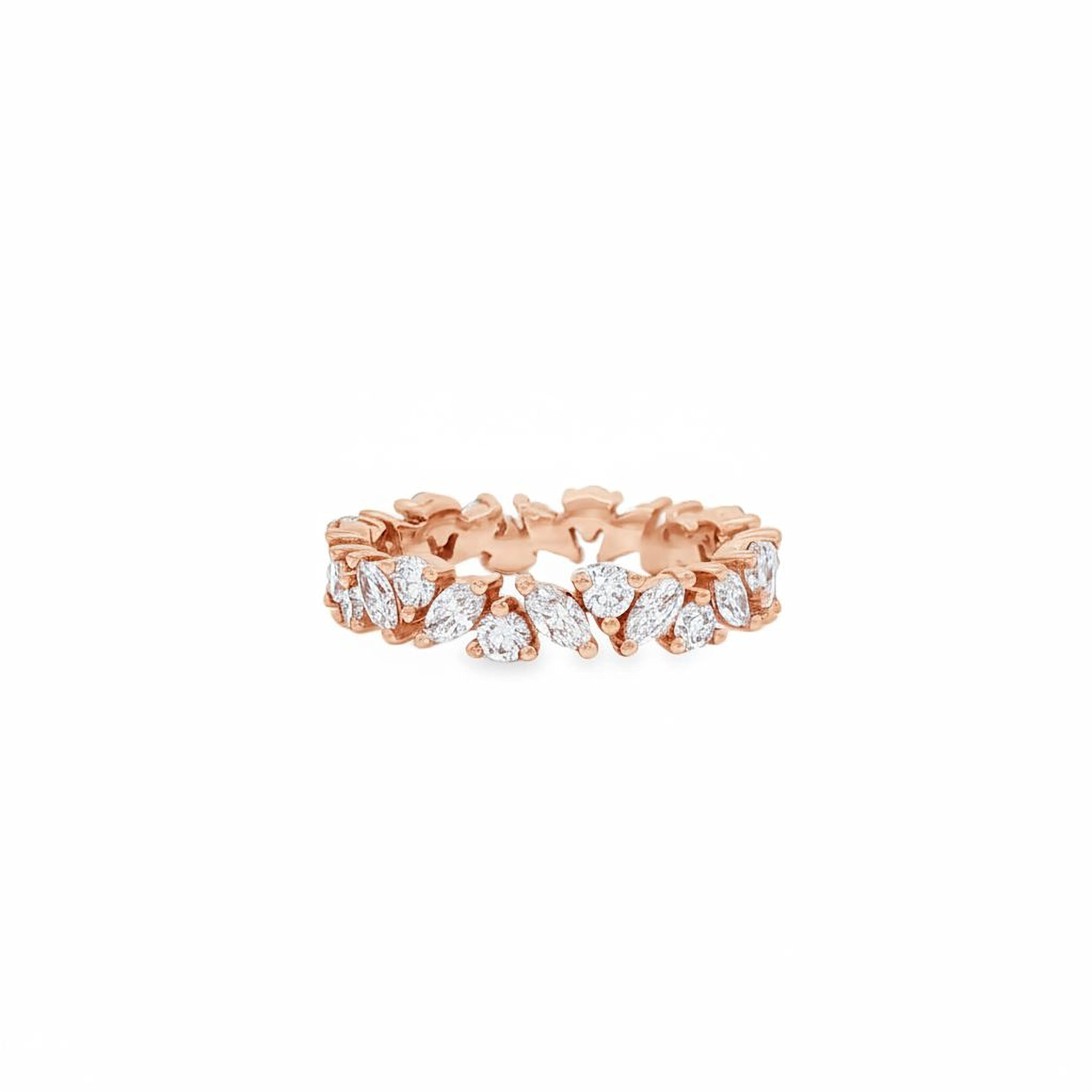 Marquise x Round Eternity Band