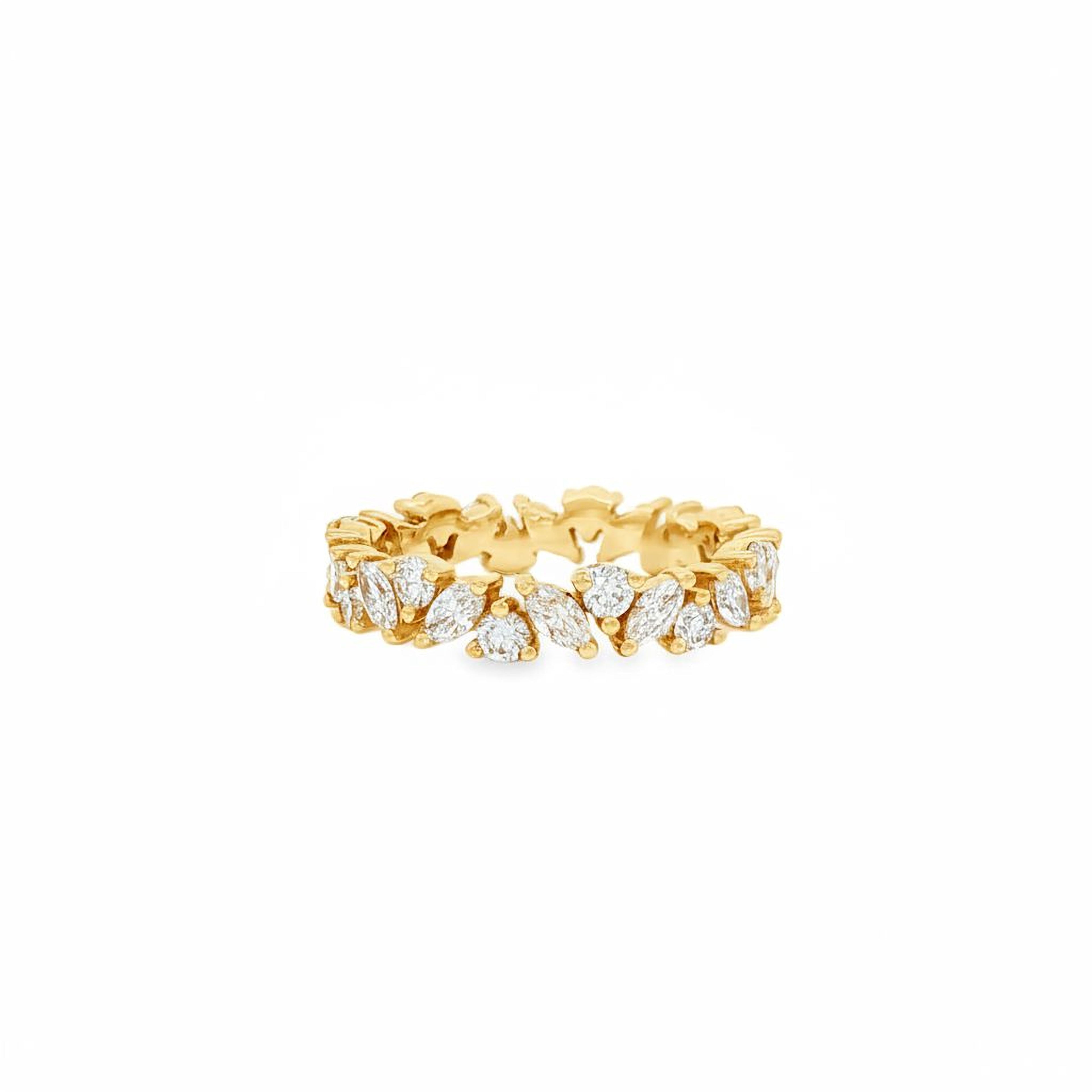 Marquise x Round Eternity Band