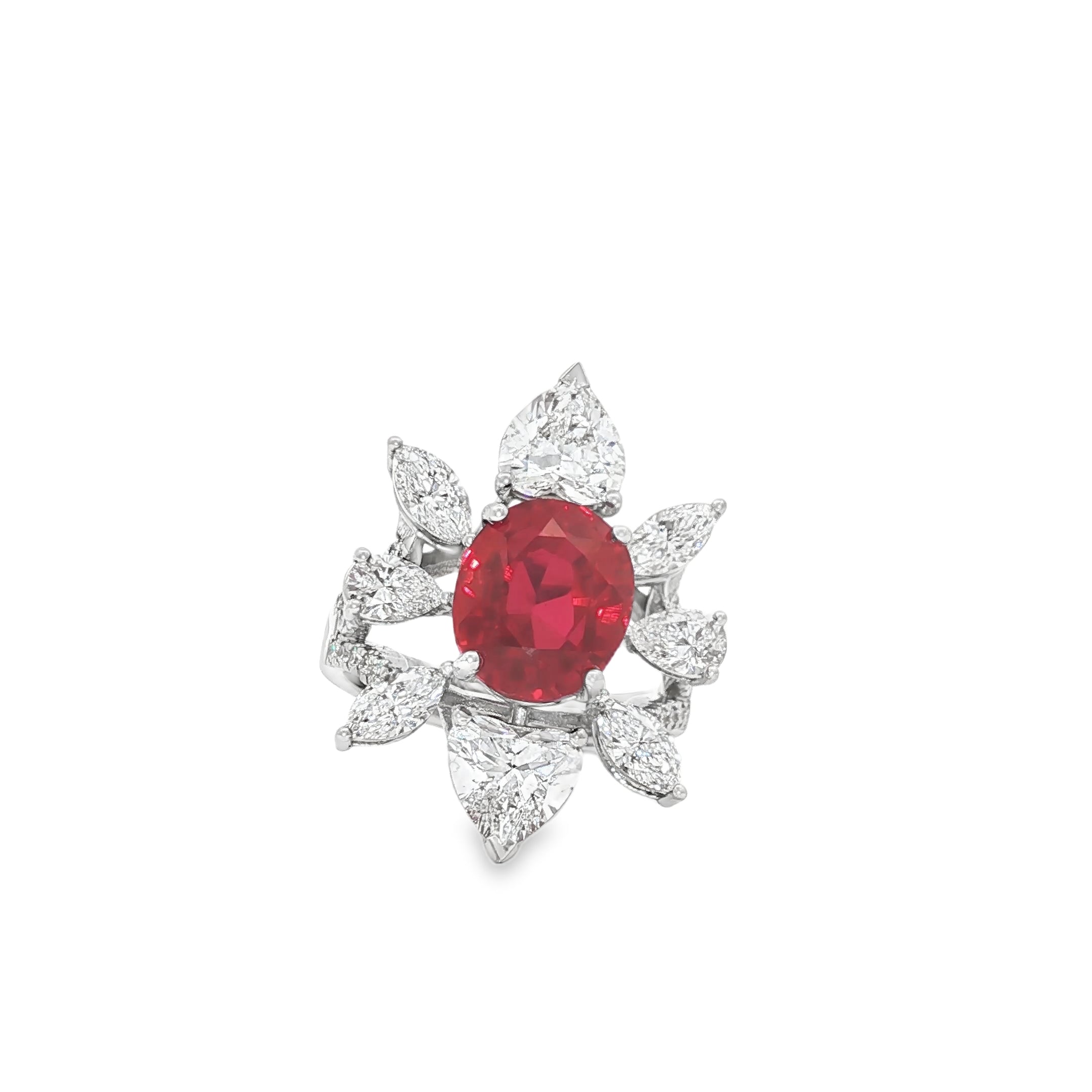 5ct Oval Ruby Ring