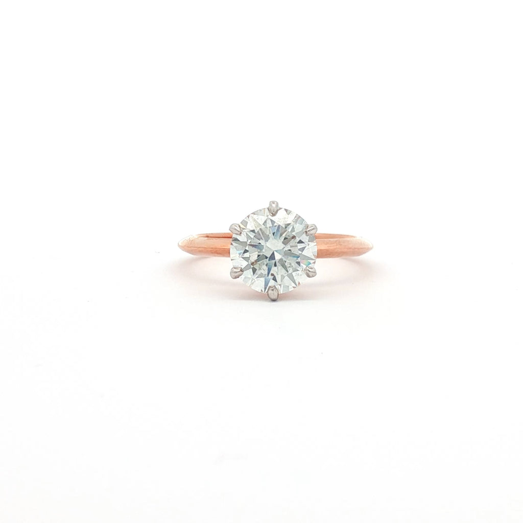 Simple 2ct Round Diamond Ring