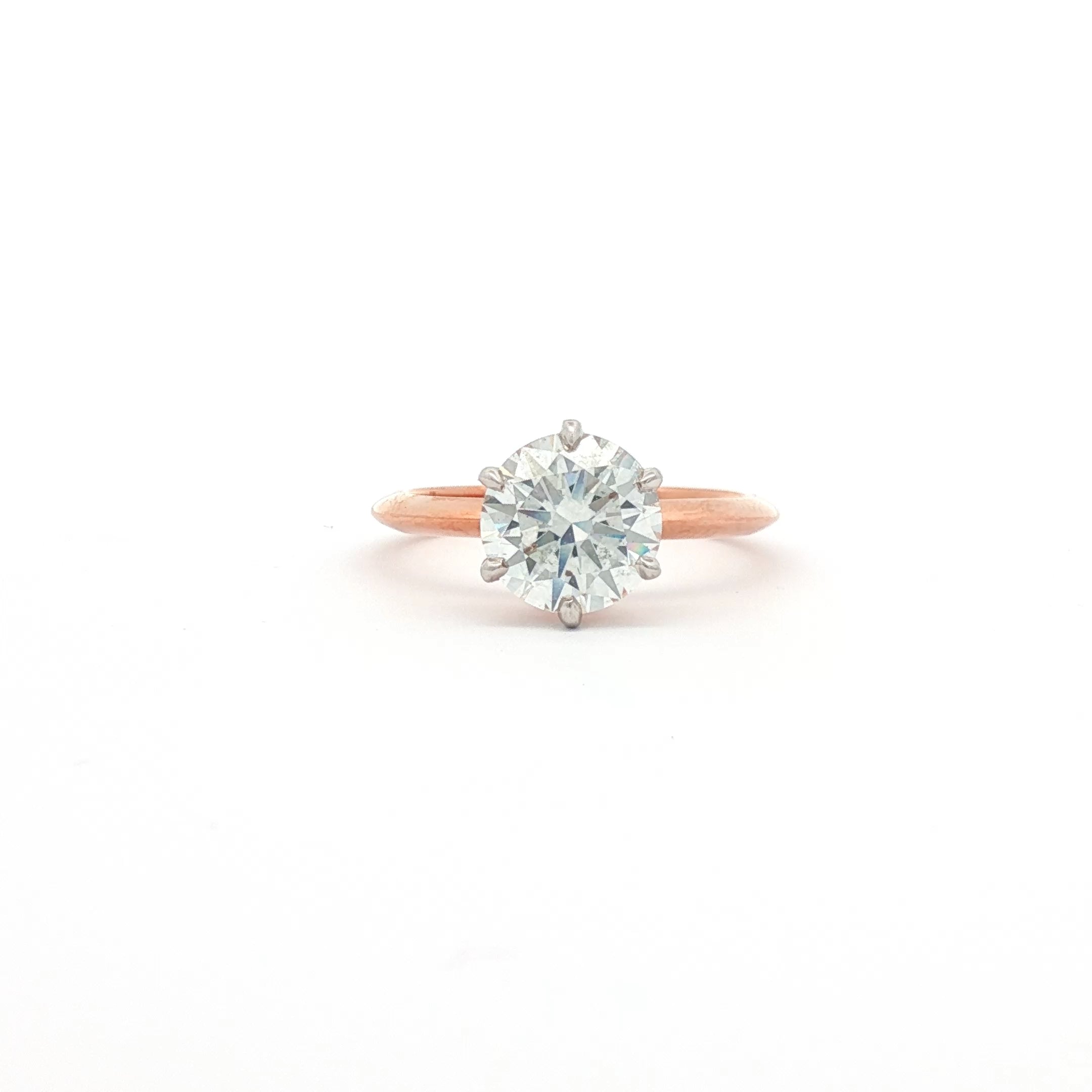 Simple 2ct Round Diamond Ring