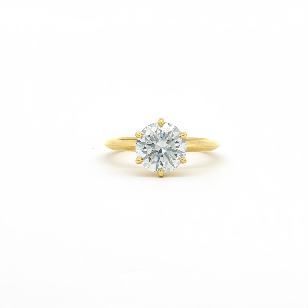 Simple 2ct Round Diamond Ring