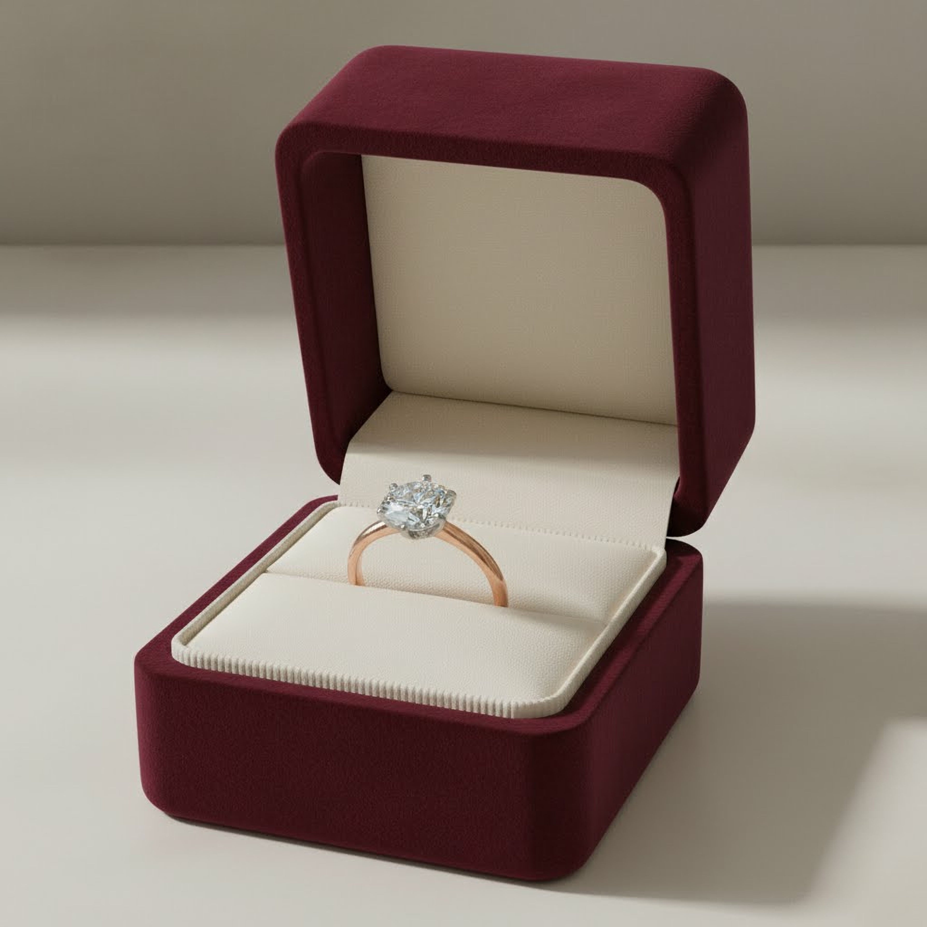 Simple 2ct Round Diamond Ring