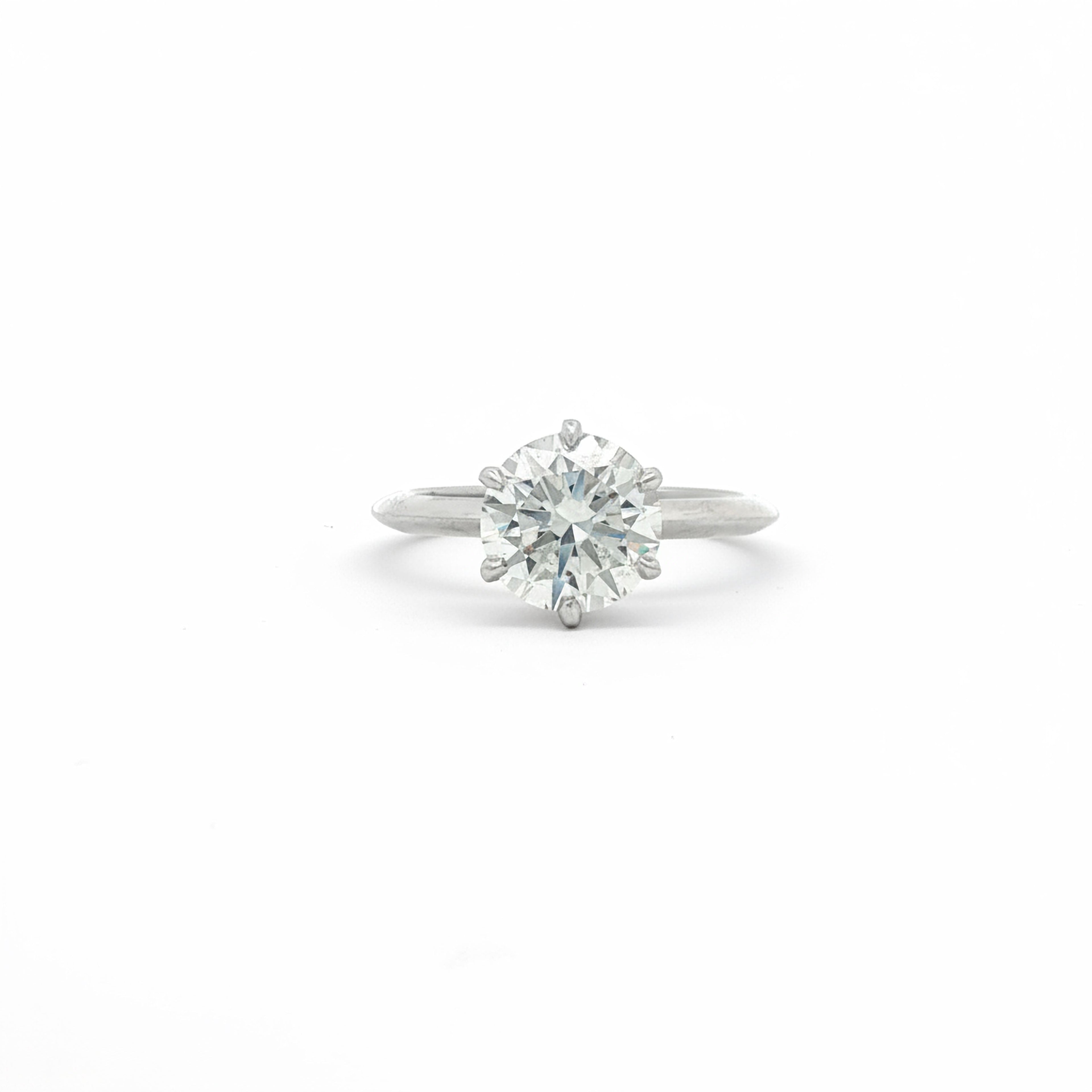 Simple 2ct Round Diamond Ring