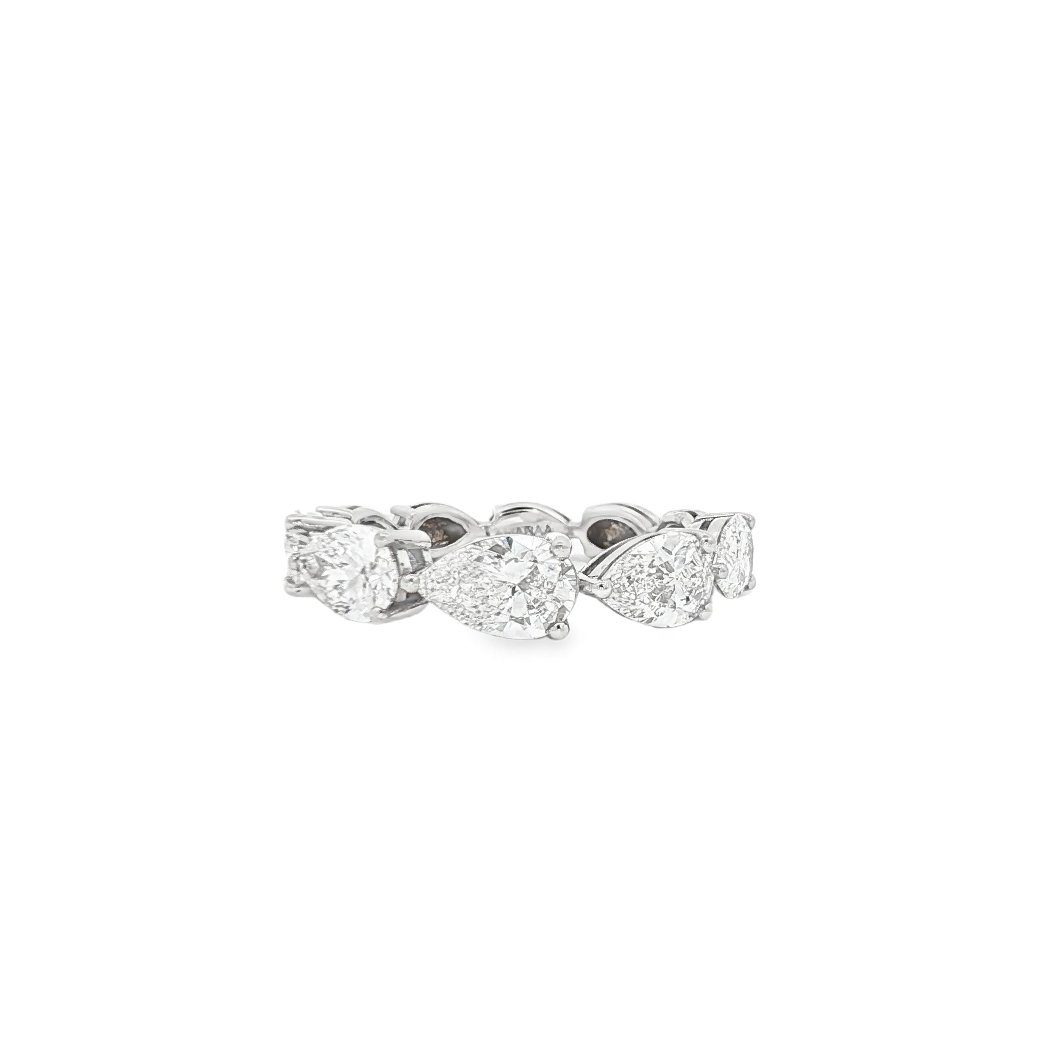 Pear Wedding Band (50pt Half Band)