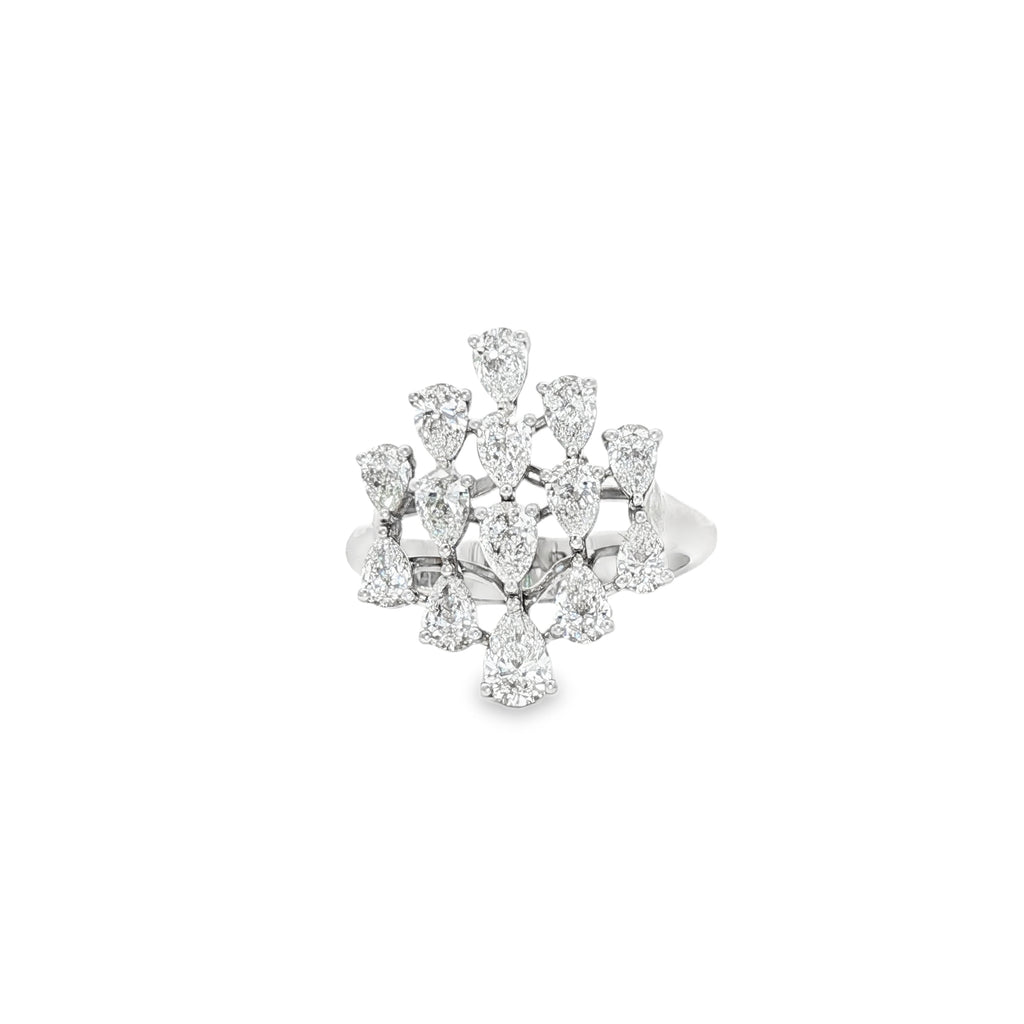 Pear x Round  Harmony Ring