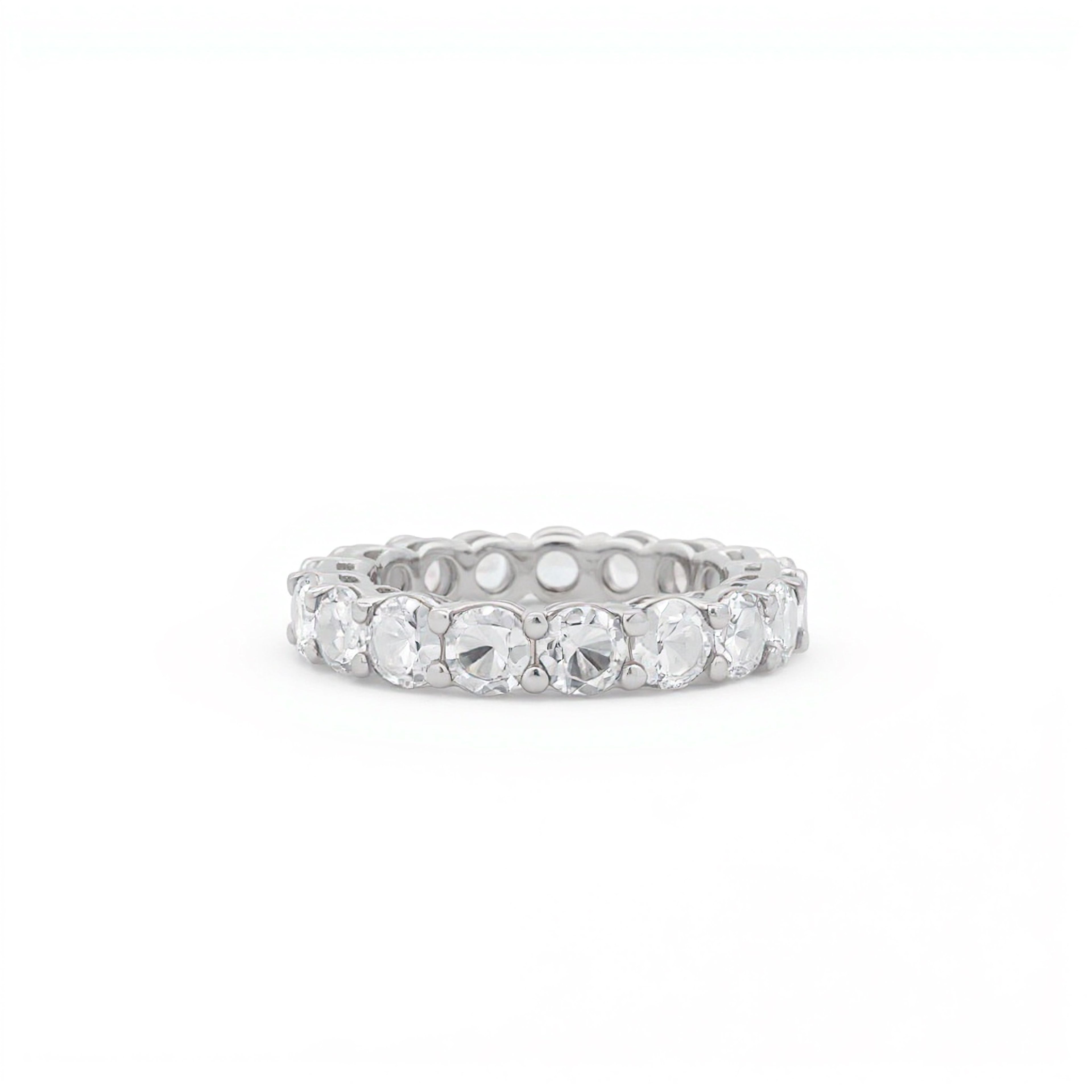 Green Round Eternity Band