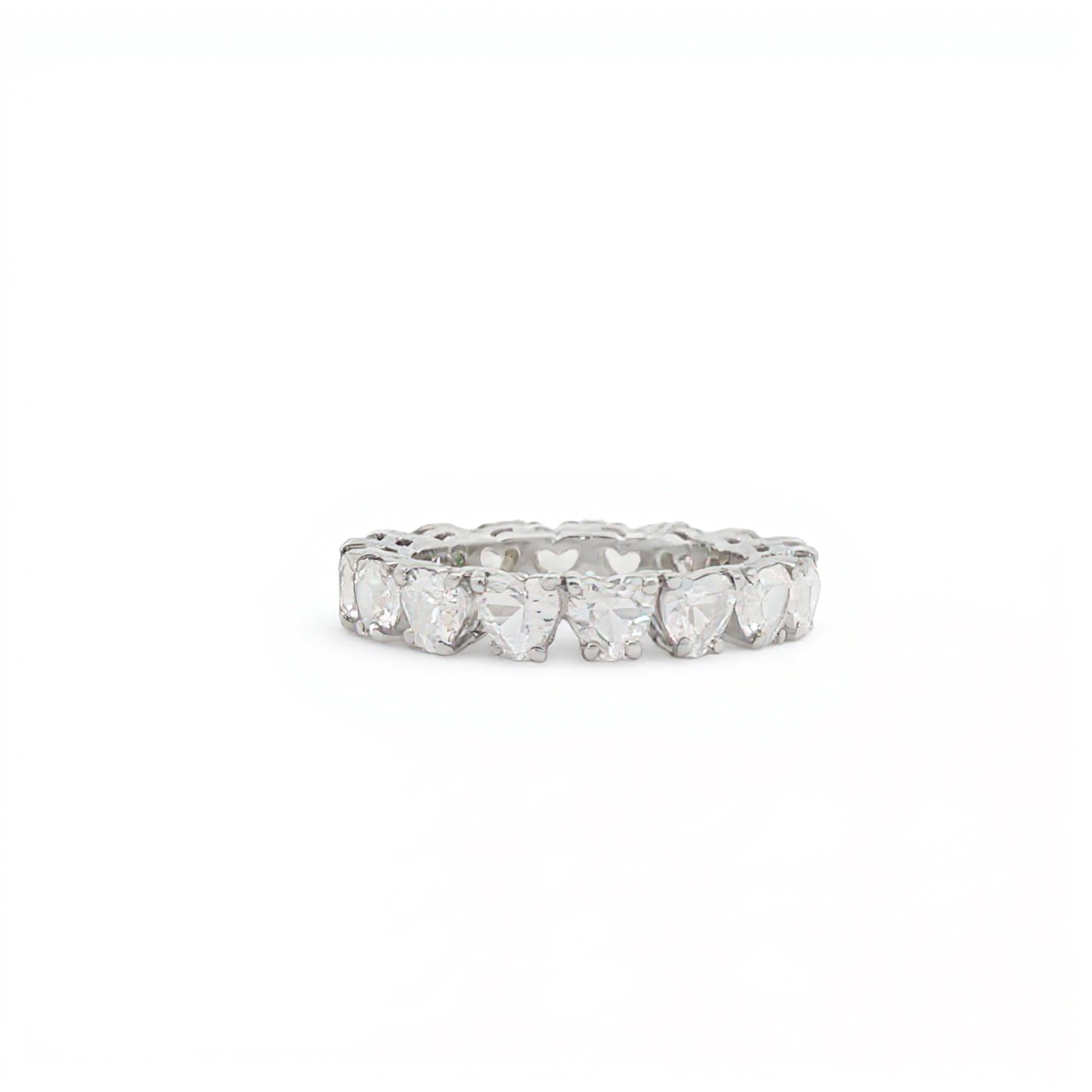 Green Heart  Eternity Band