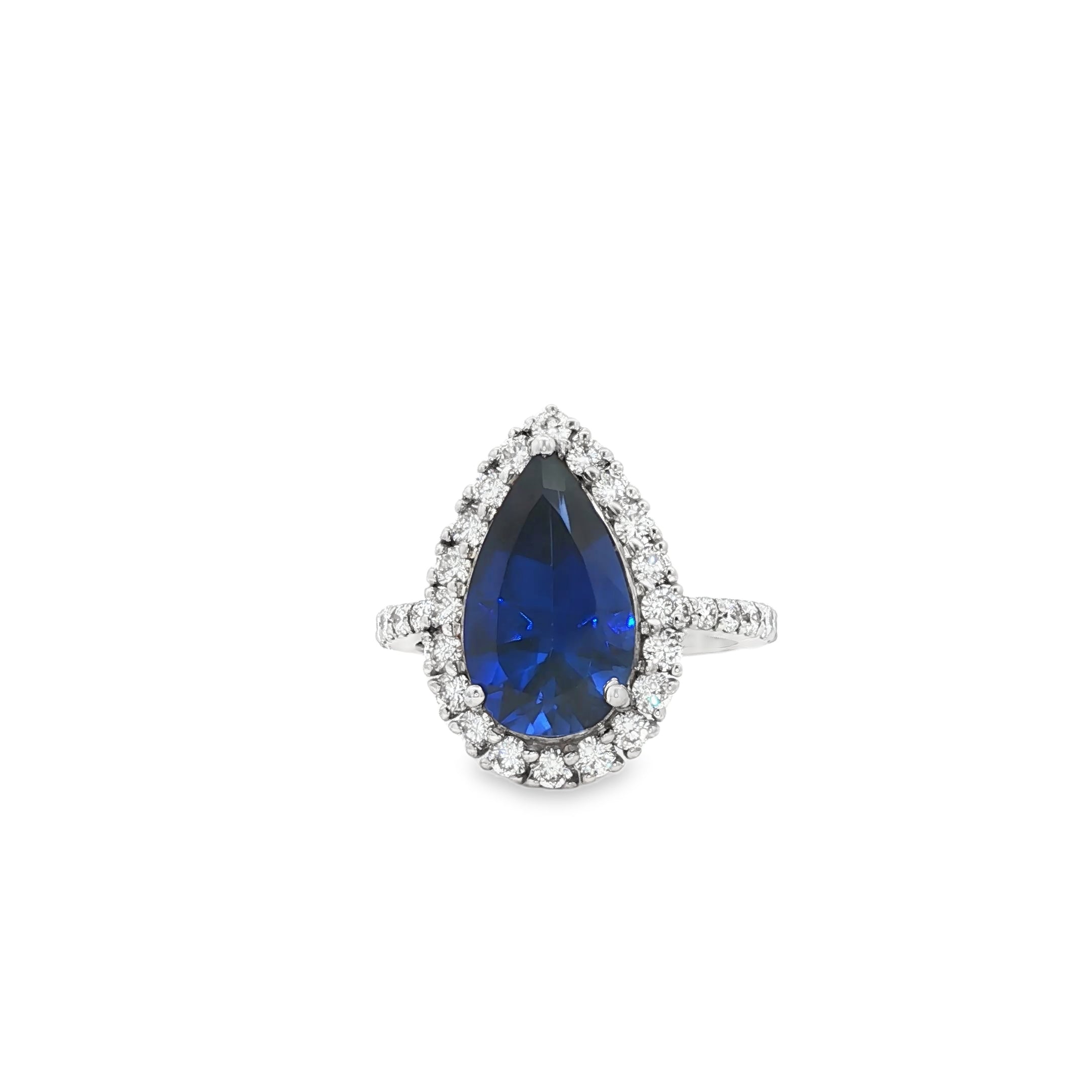 5ct Blue Sapphire Ring