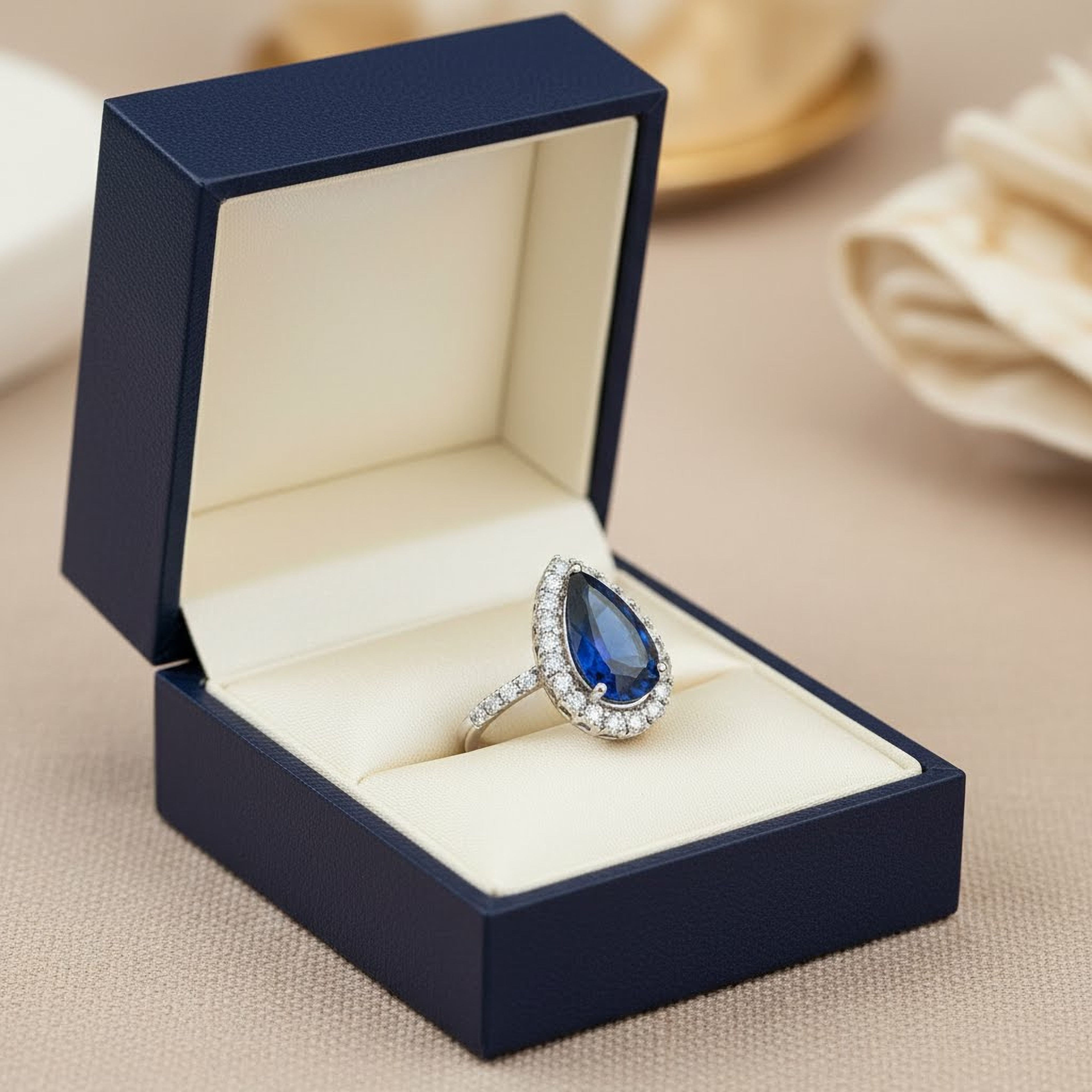 5ct Blue Sapphire Ring