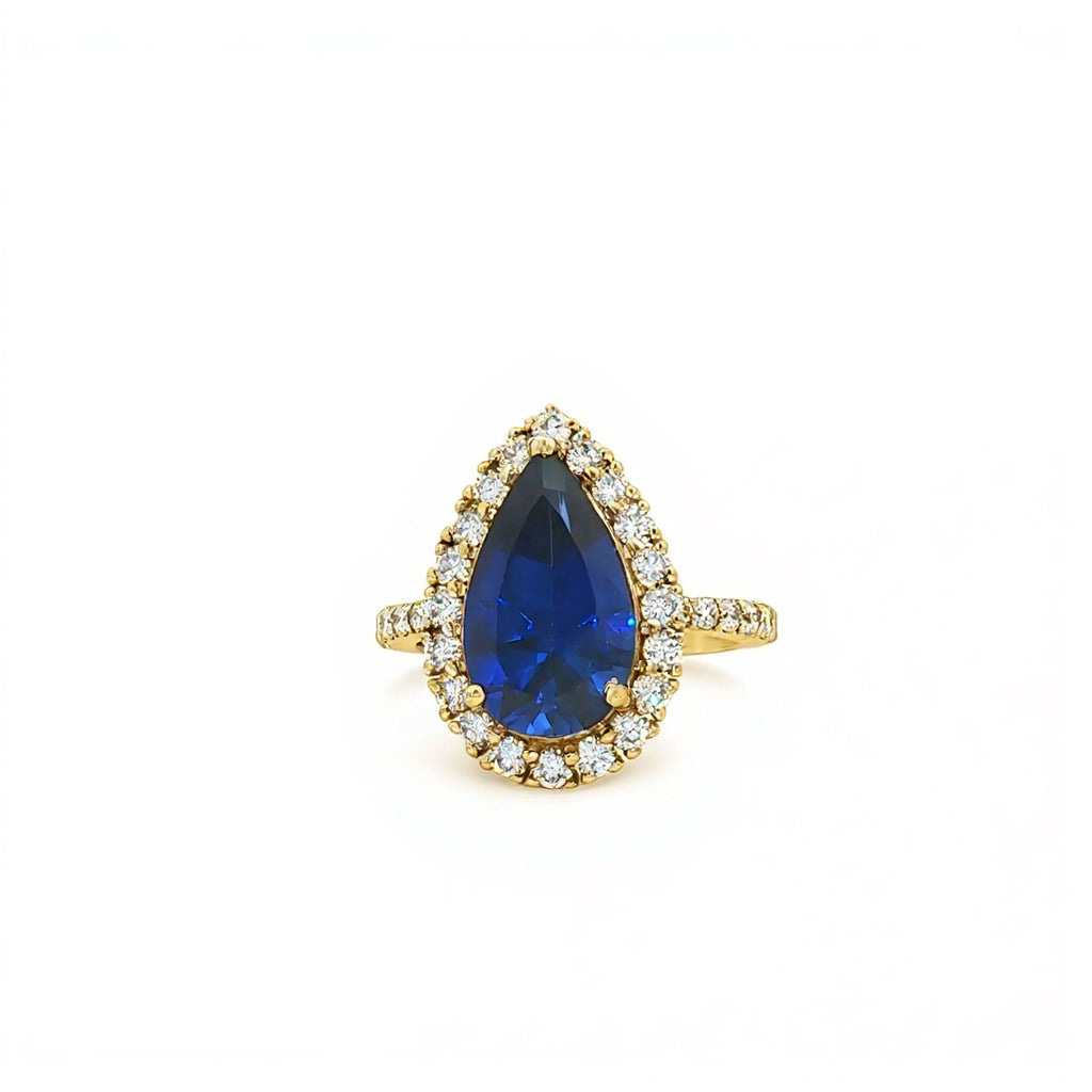 5ct Blue Sapphire Ring