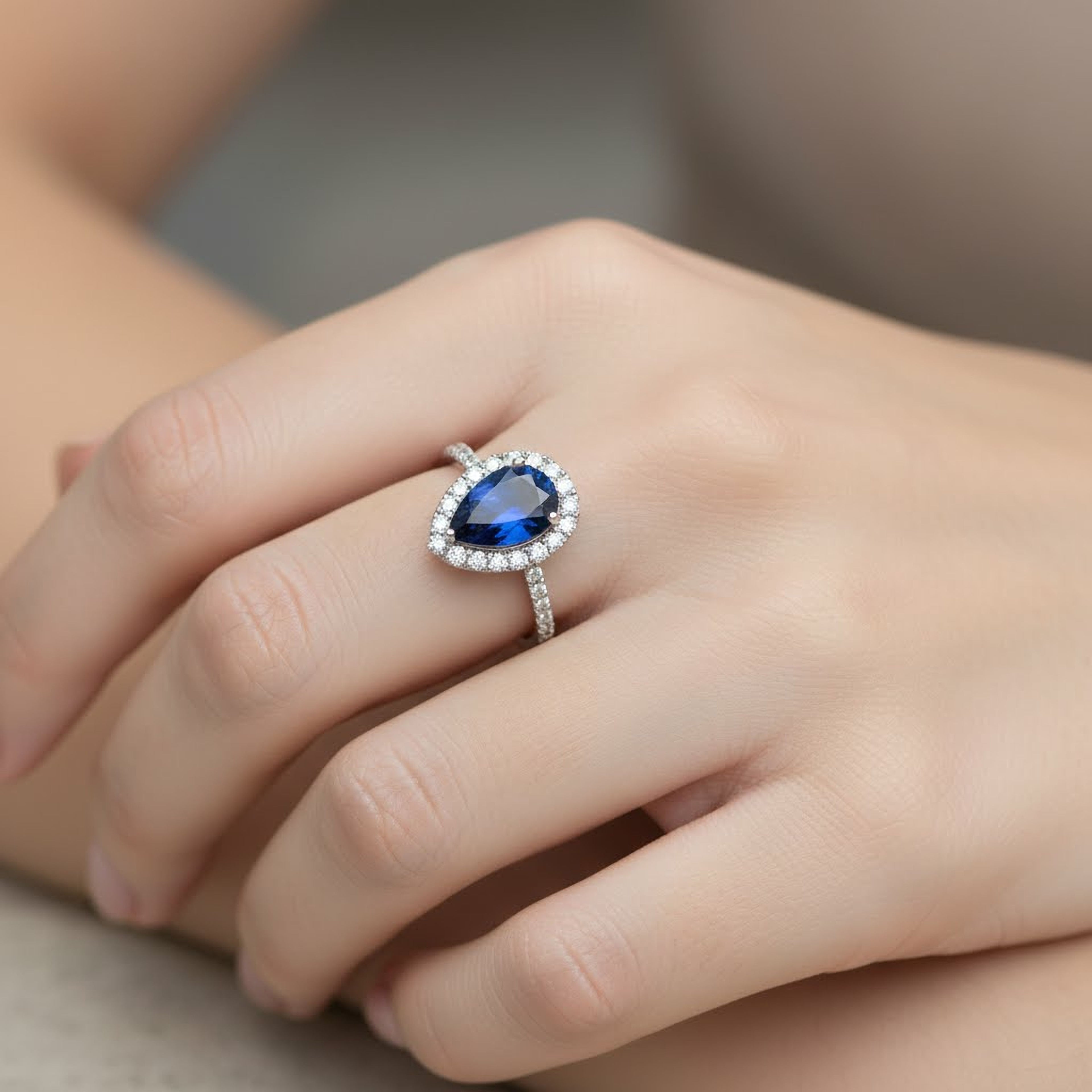 5ct Blue Sapphire Ring