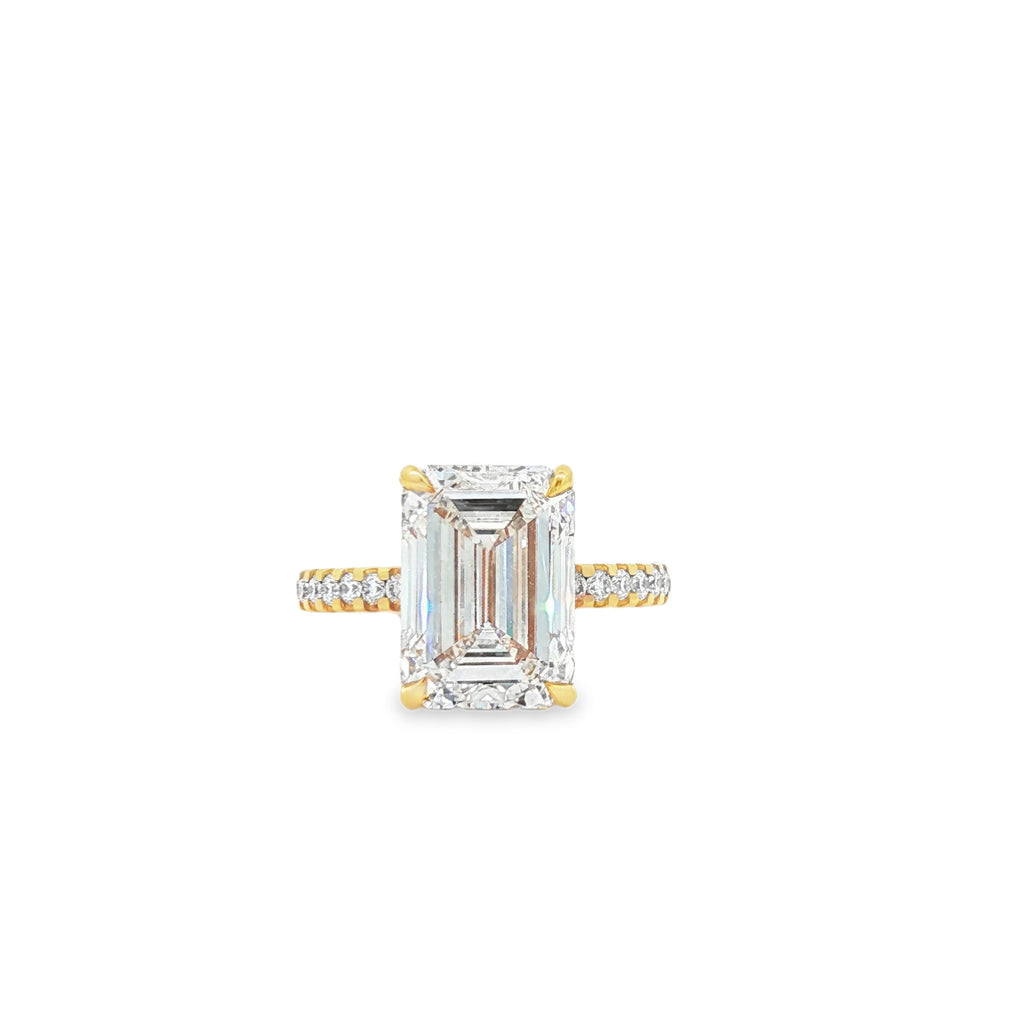 5ct Emerald  Engagement Ring