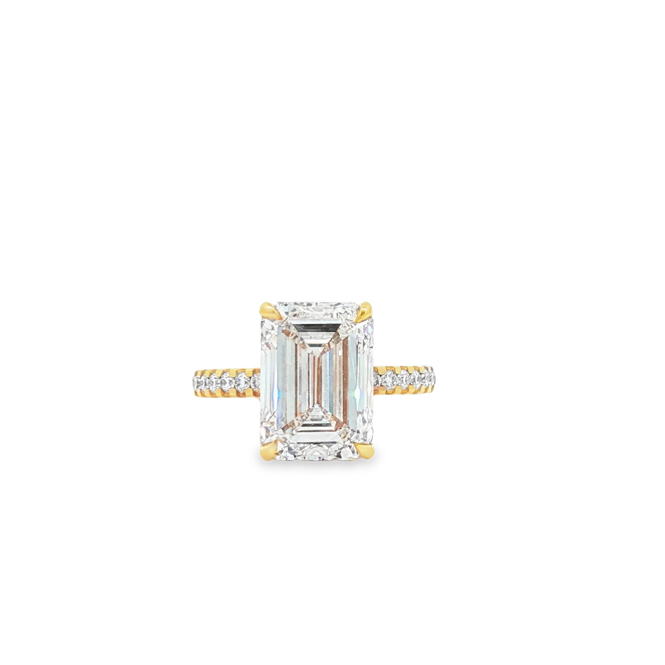 5ct Emerald  Engagement Ring