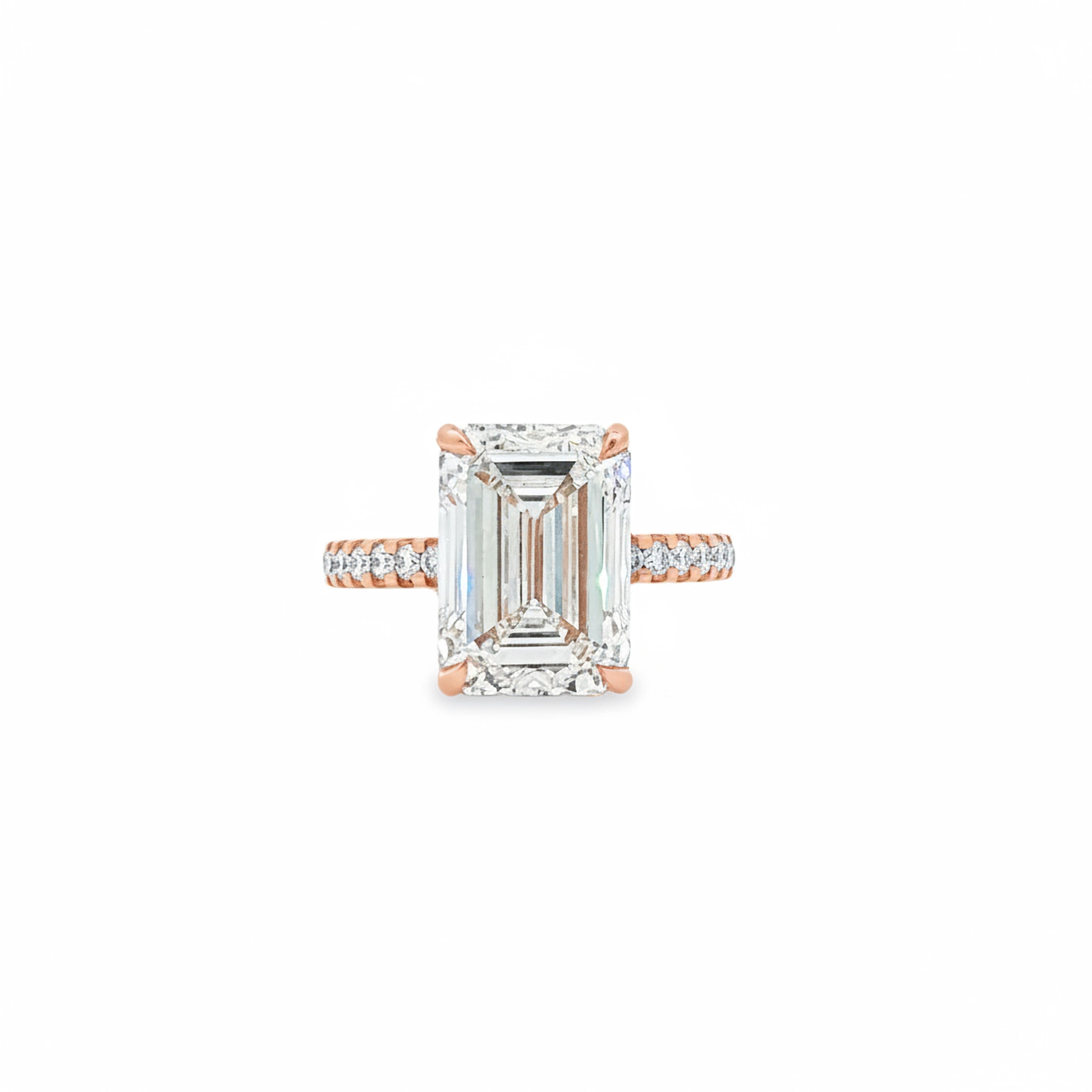5ct Emerald  Engagement Ring