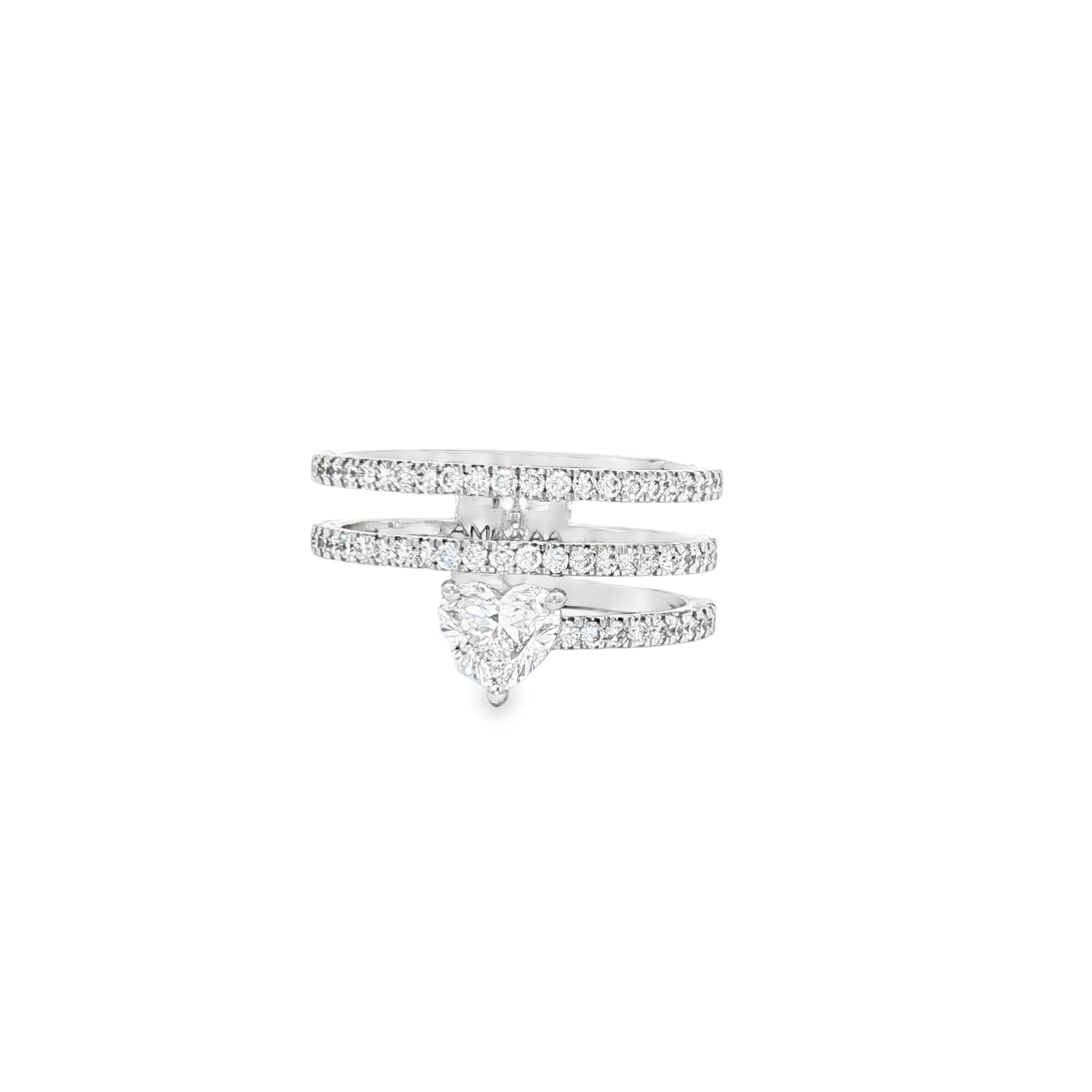 Spiral Heart Ring