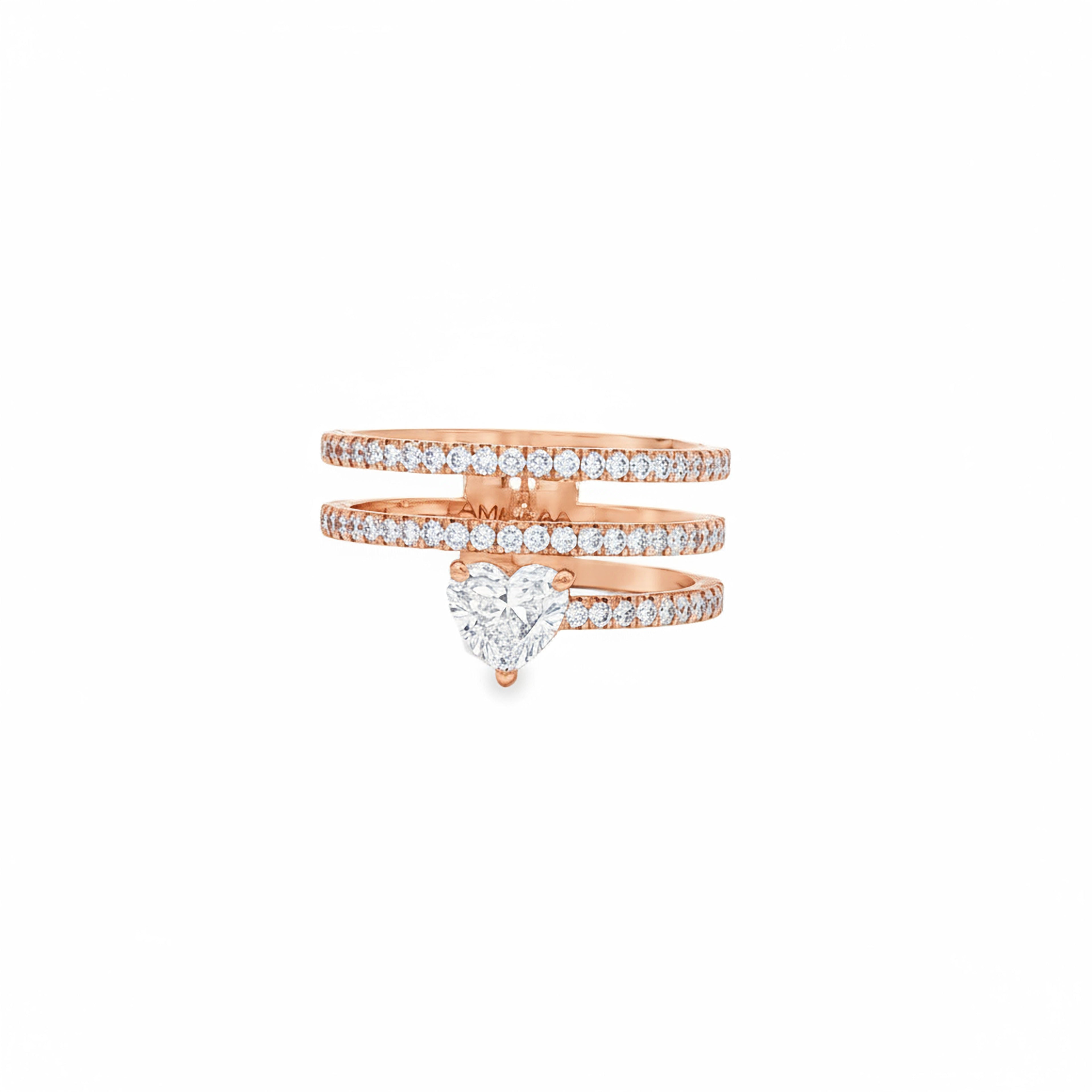Spiral Heart Ring