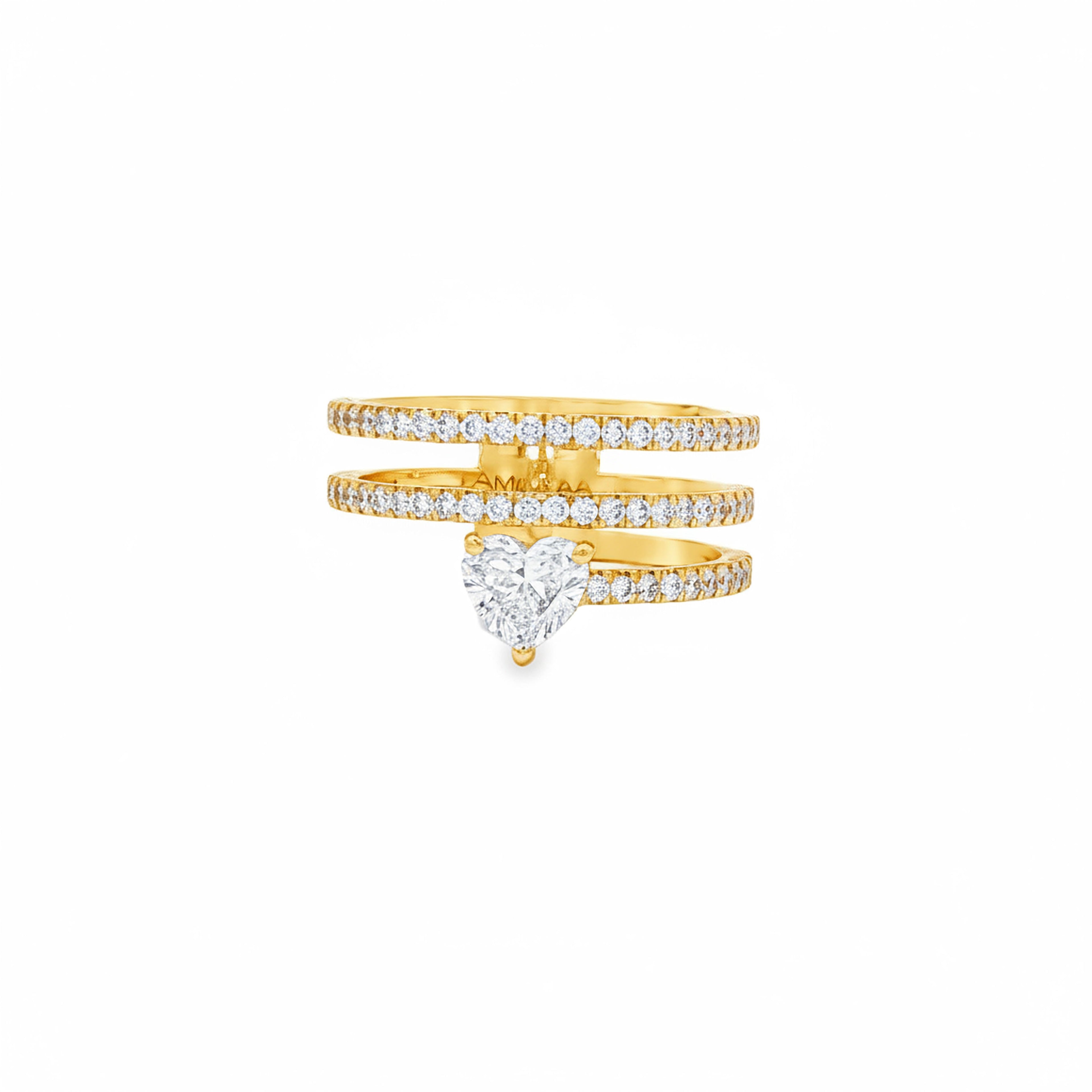 Spiral Heart Ring