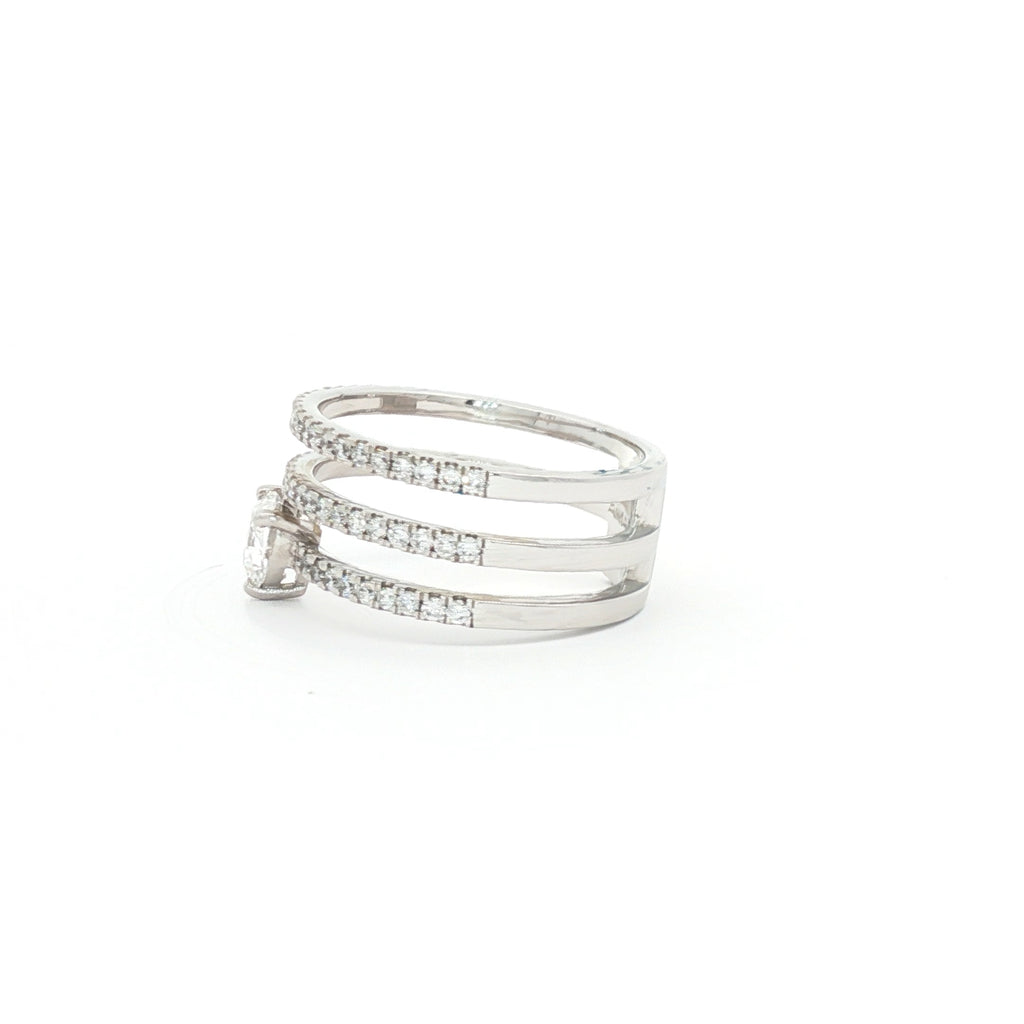Spiral Heart Ring