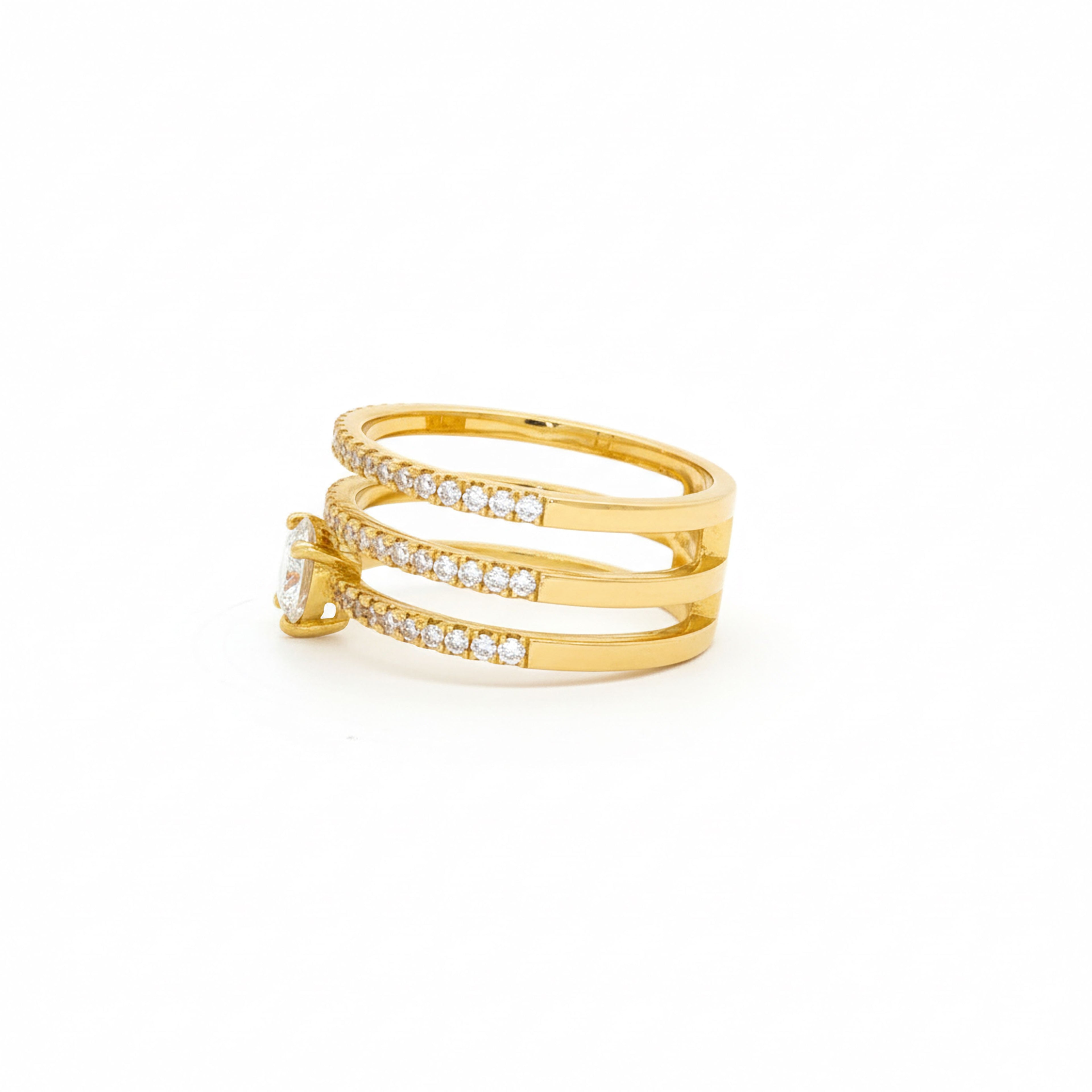 Spiral Heart Ring