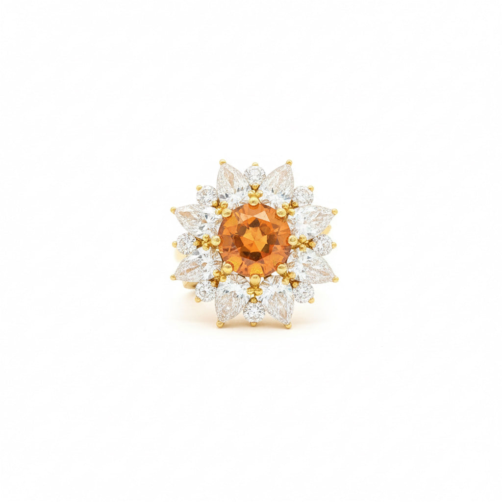 Yellow 3.21ct Round Ring