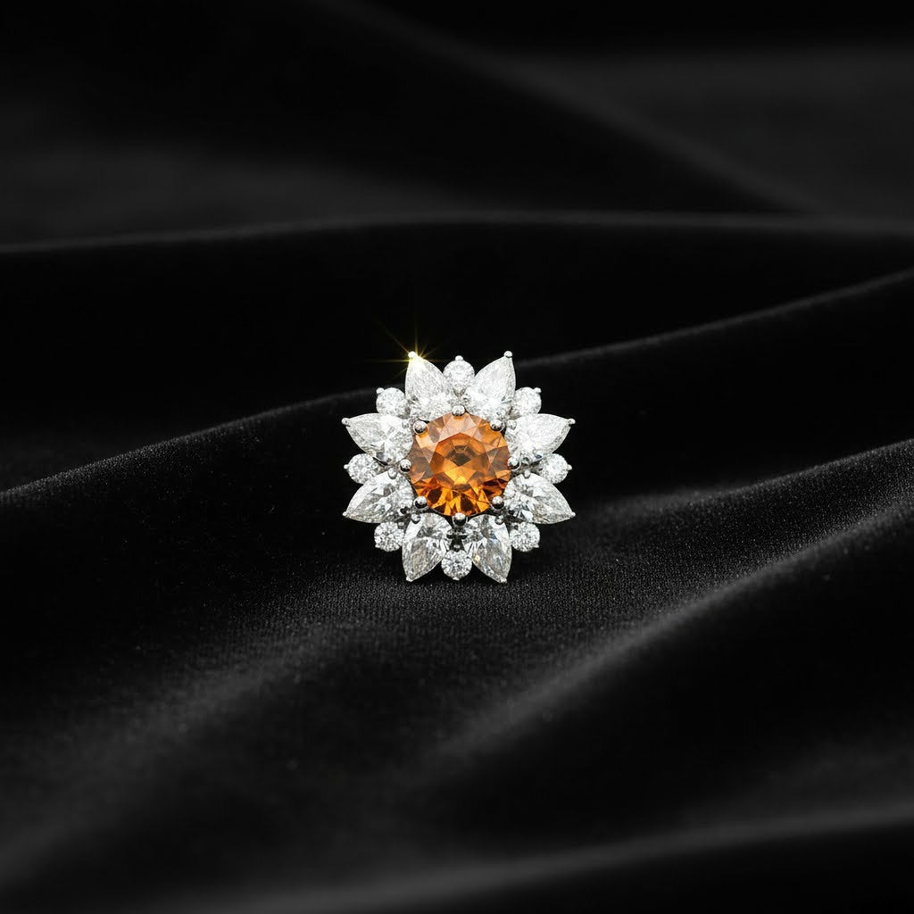 Yellow 3.21ct Round Ring