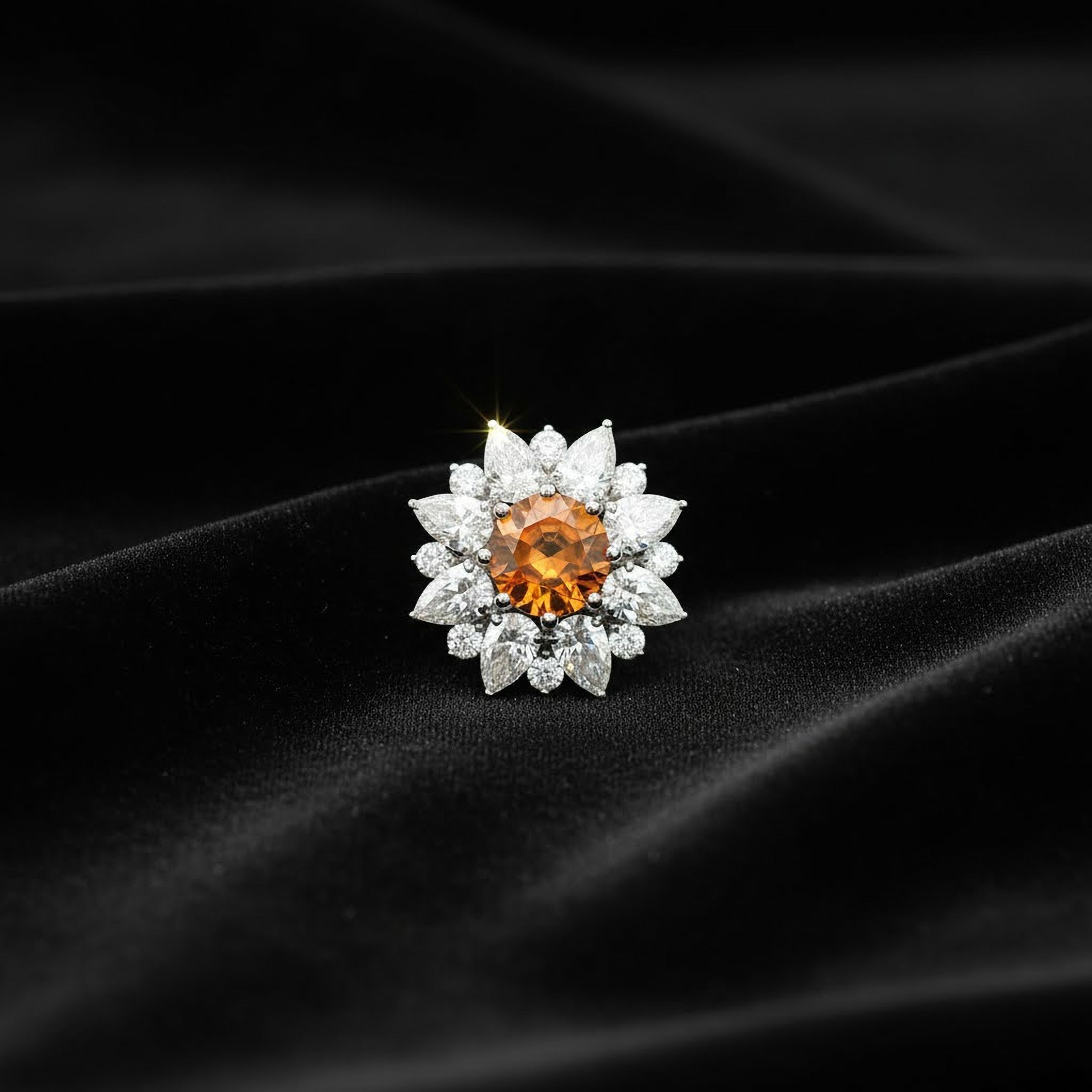 Yellow 3.21ct Round Ring