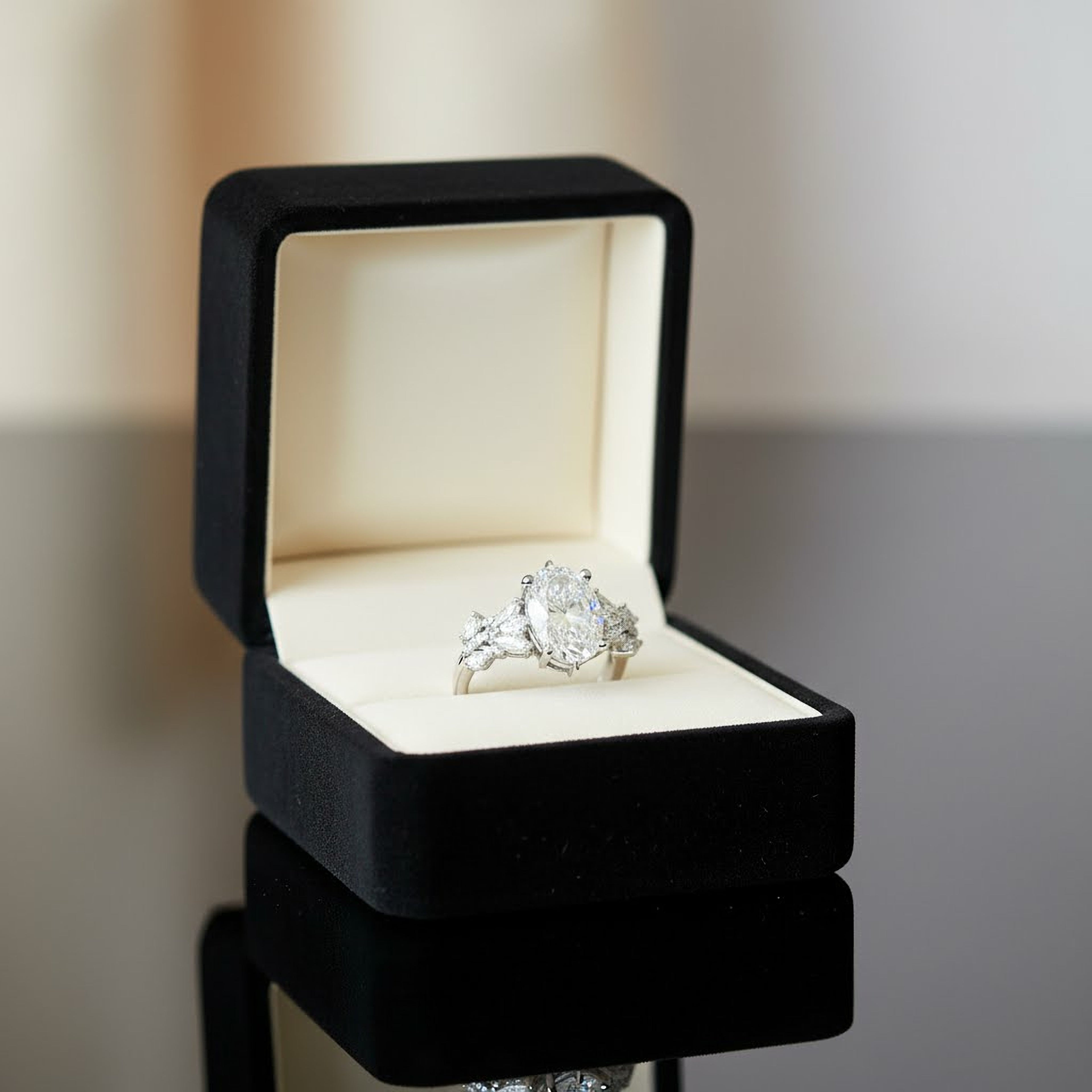 Beauty & the Beast Ring (3ct Oval)