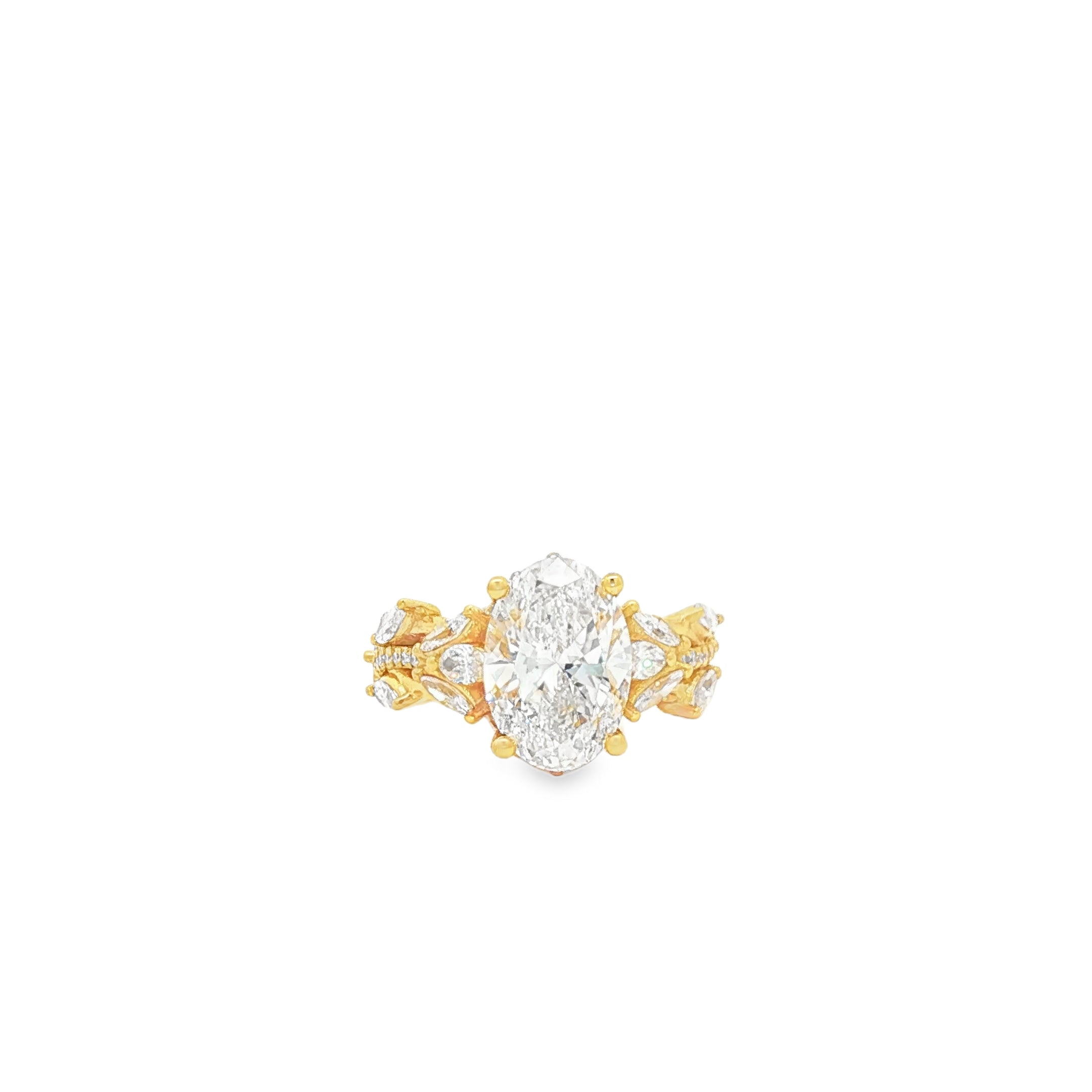 Beauty & the Beast Ring (3ct Oval)