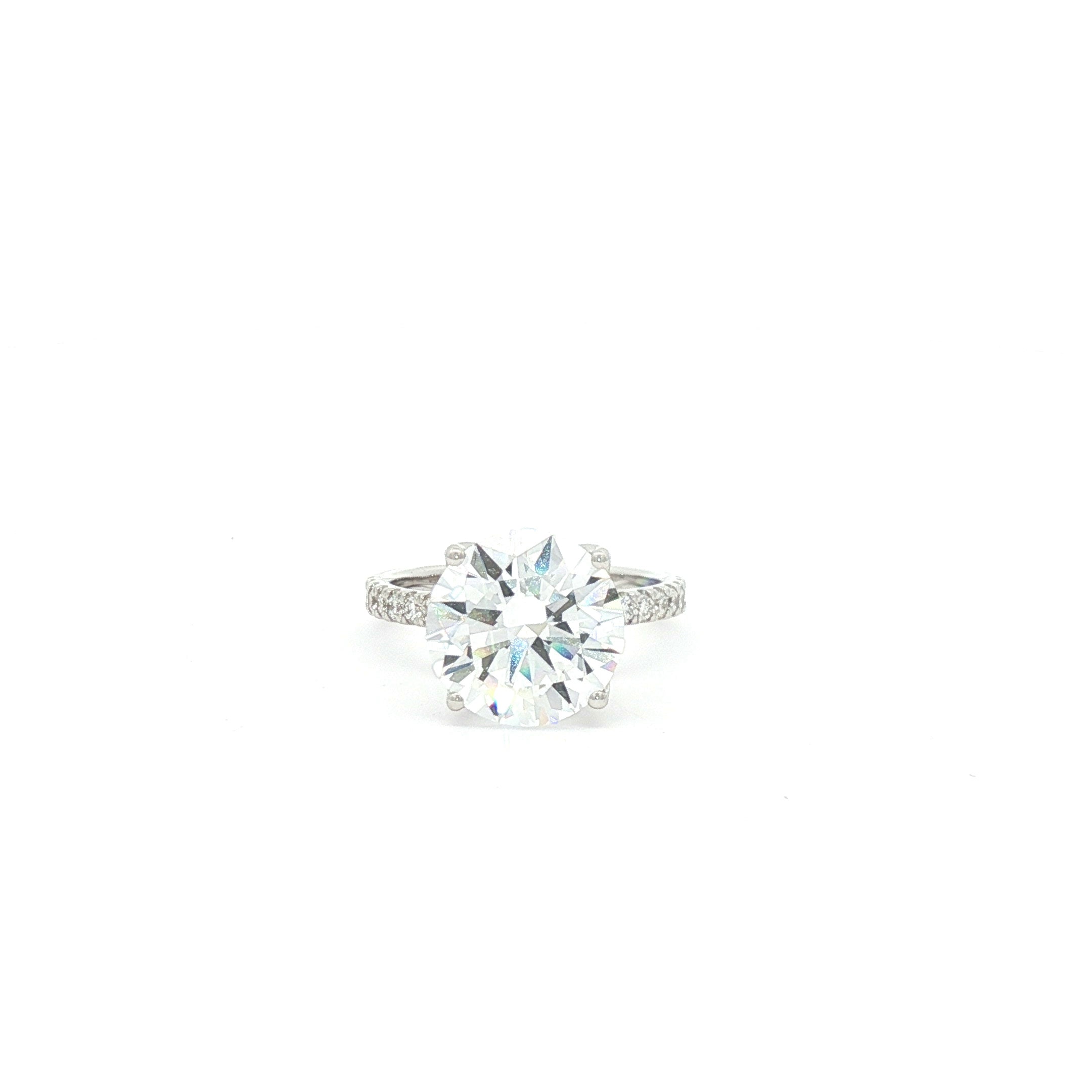 5ct Round Cut Engagement Ring