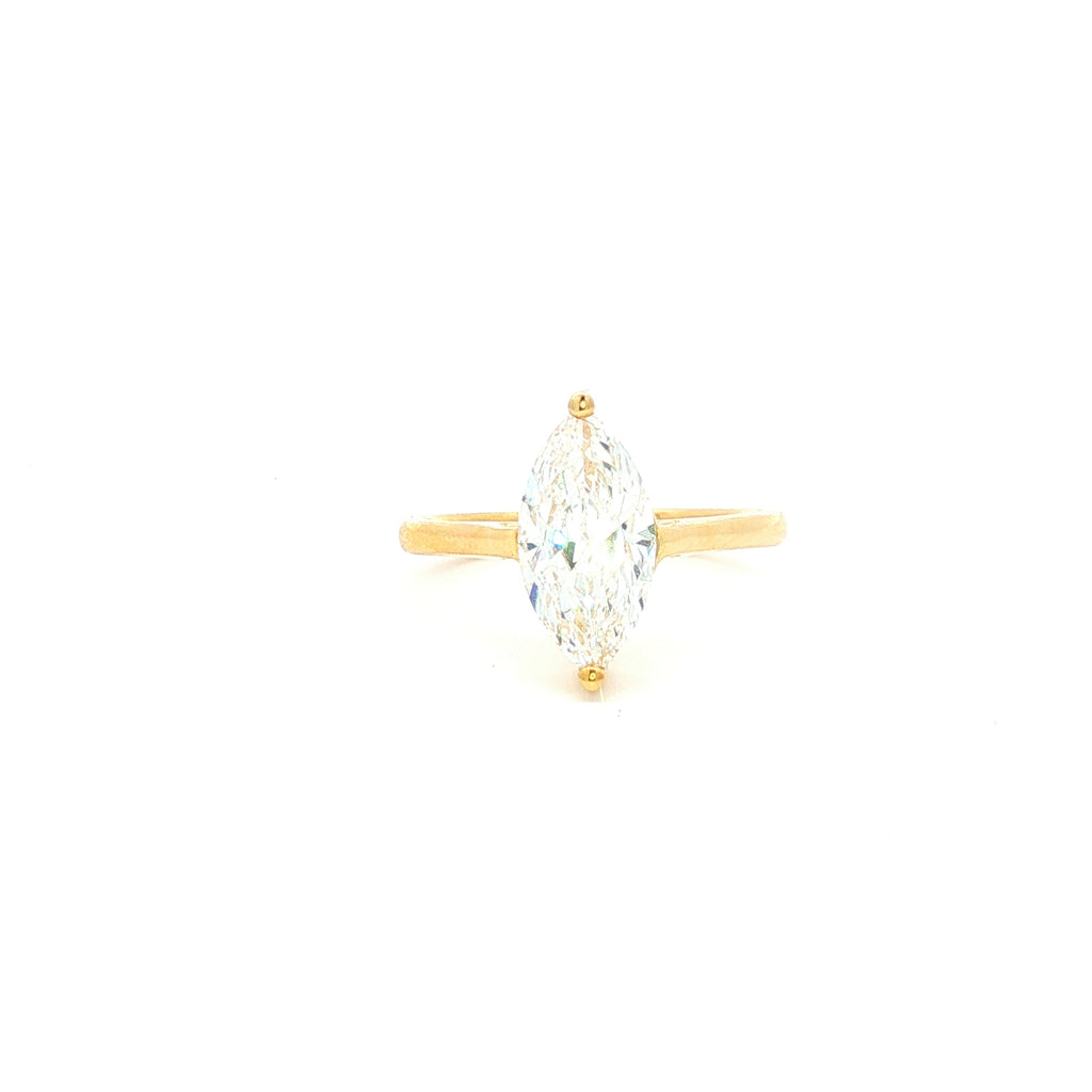 2ct Simple Marquise Engagement Ring