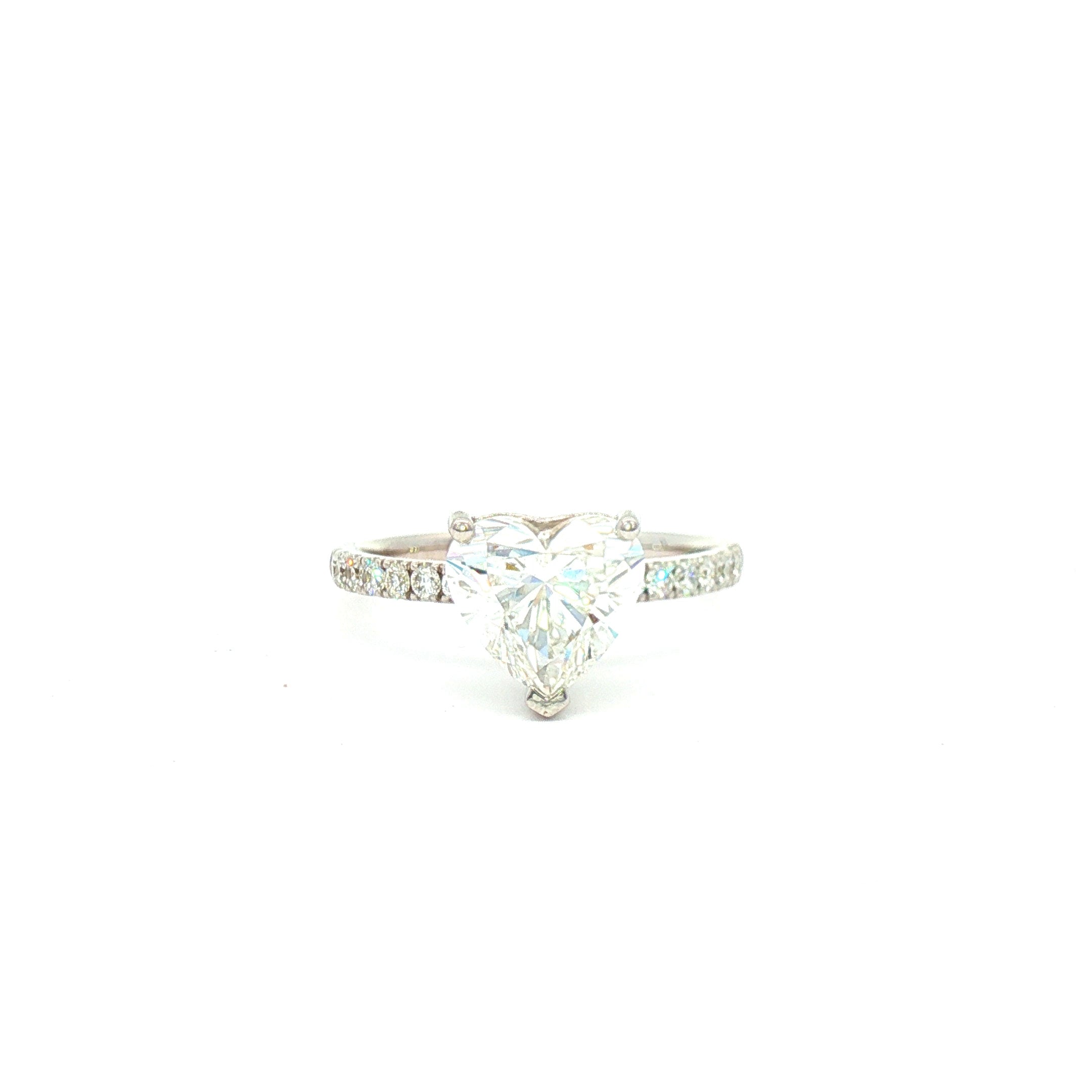 2ct Heart Shape Engagement Ring