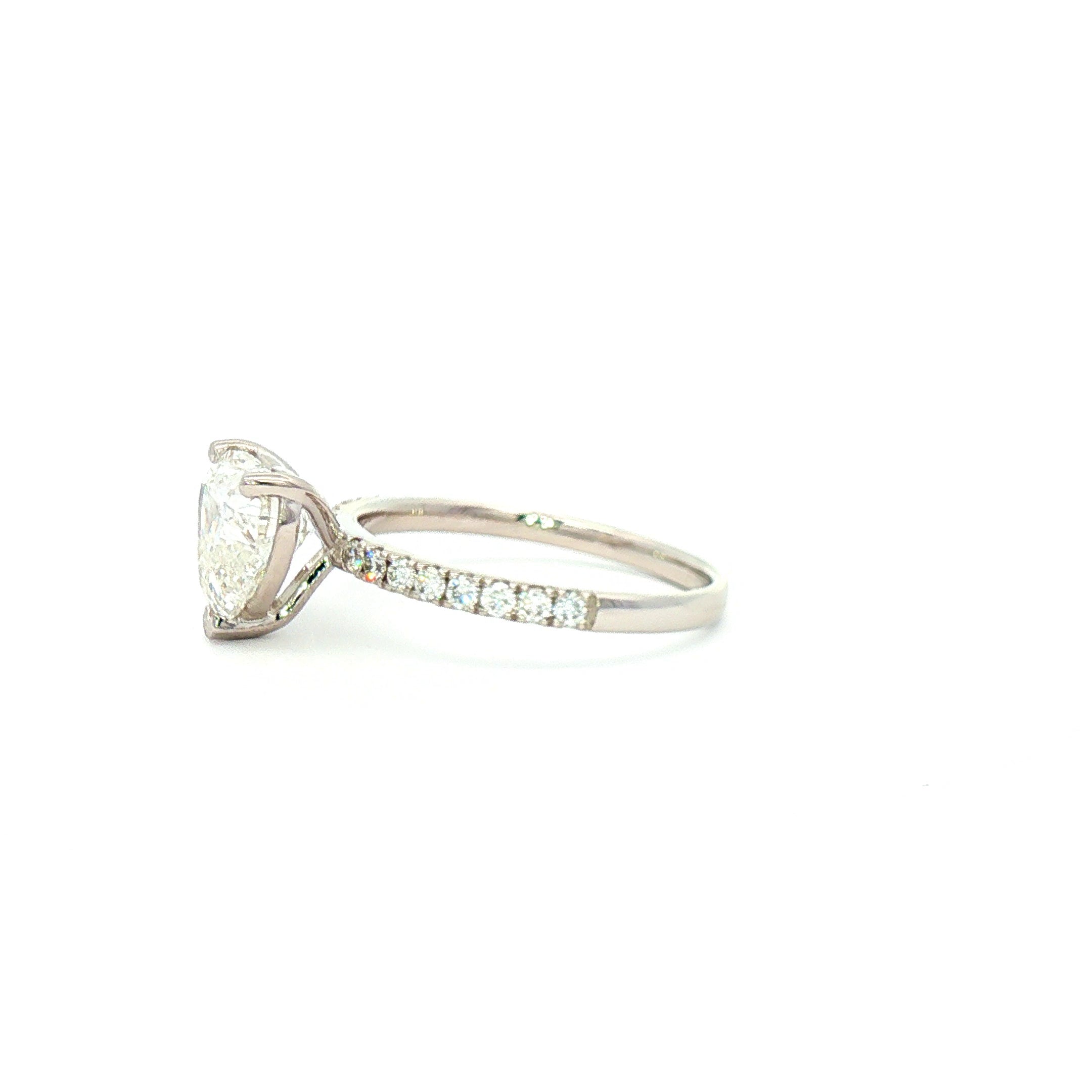 2ct Heart Shape Engagement Ring