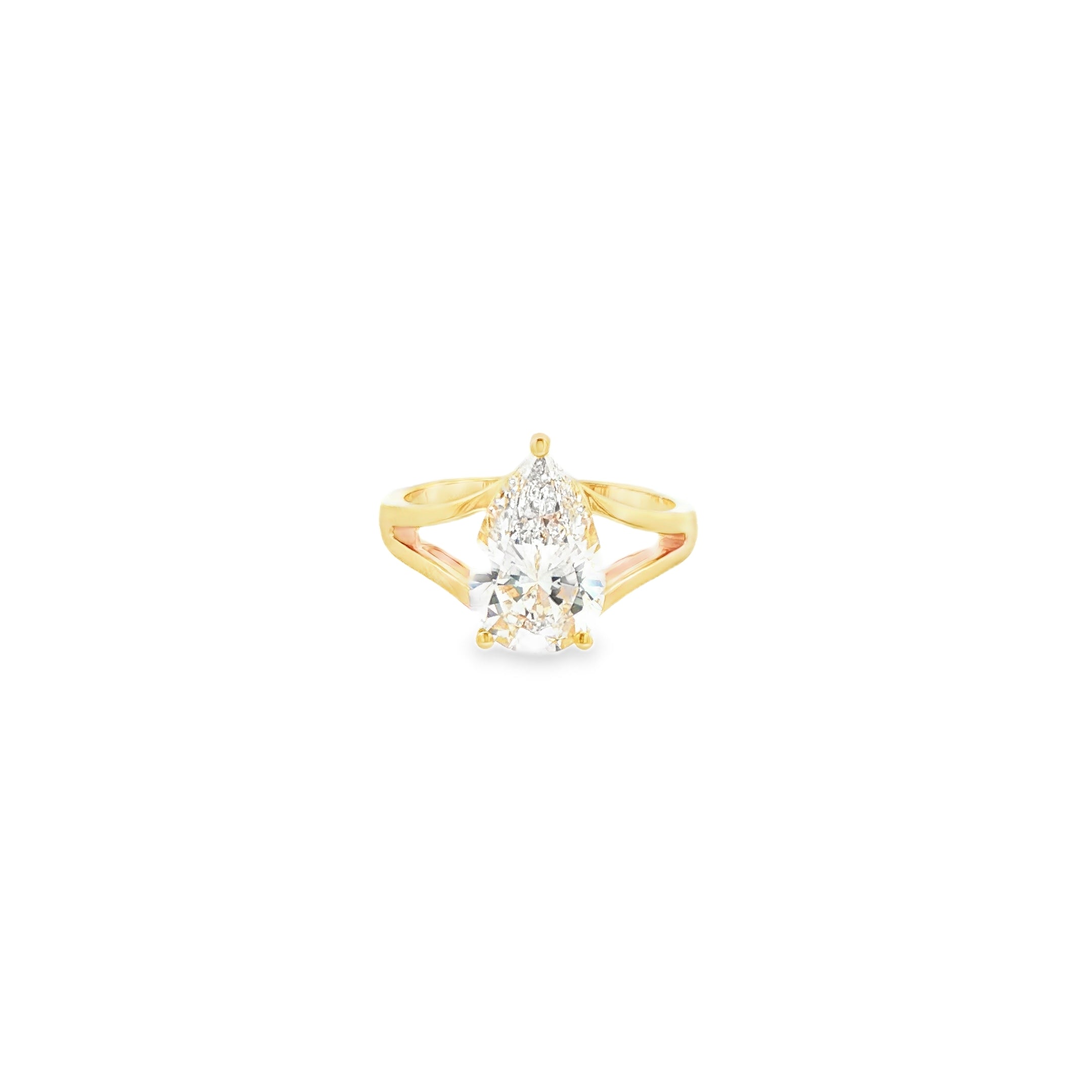3ct Pear Ring